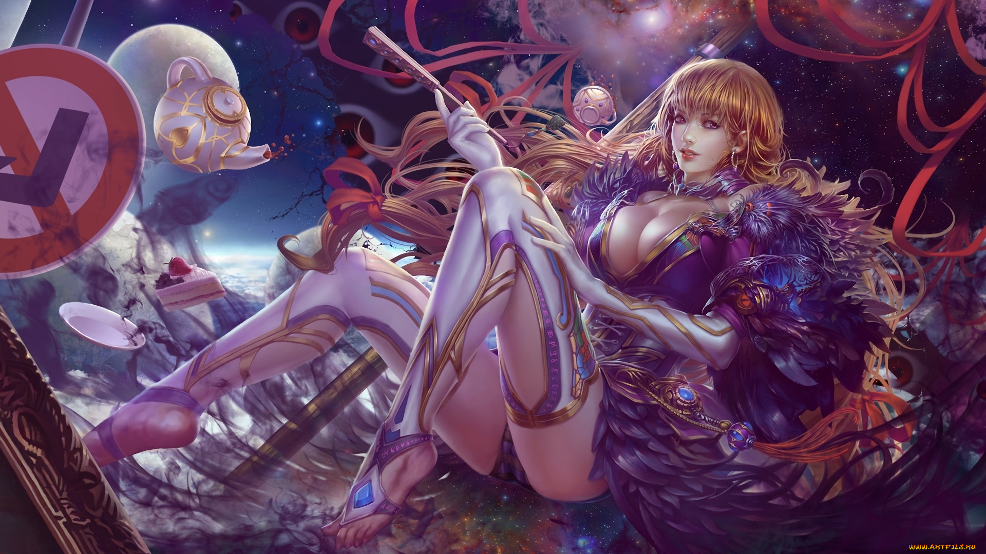 touhou, аниме, yukari, yakumo