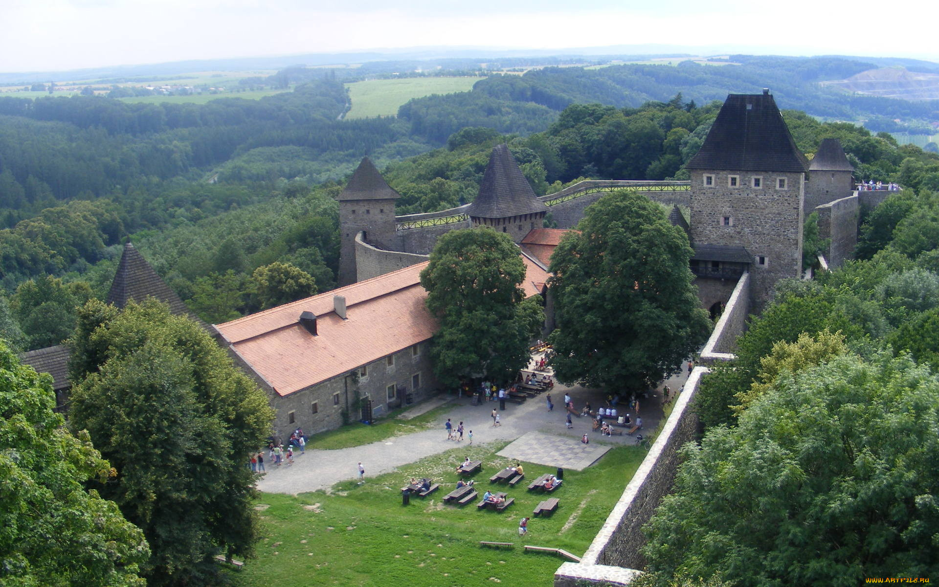 города, дворцы, замки, крепости, башни, замок, стены, панорама