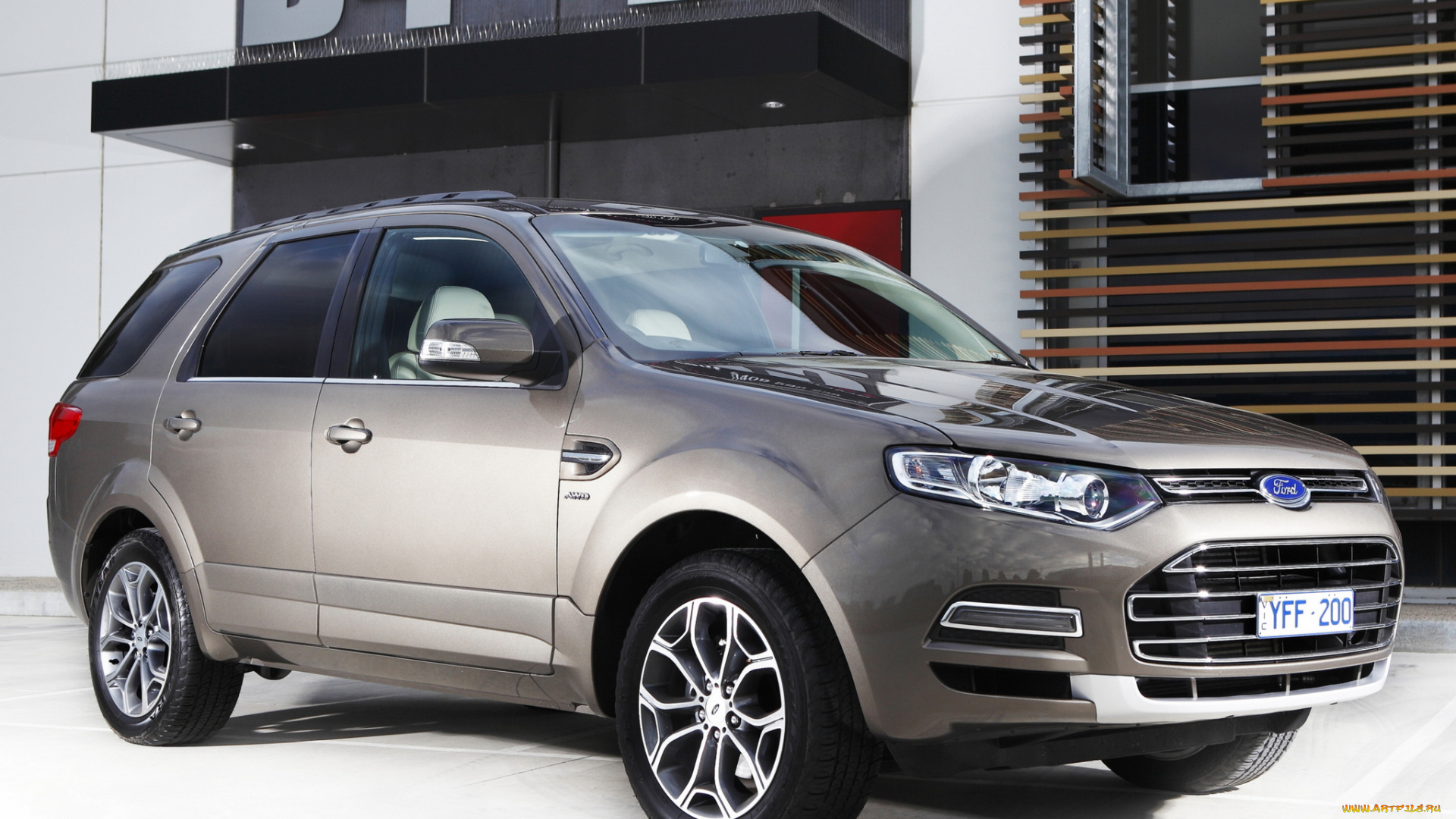 автомобили, ford, sz, titanium, темный, territory