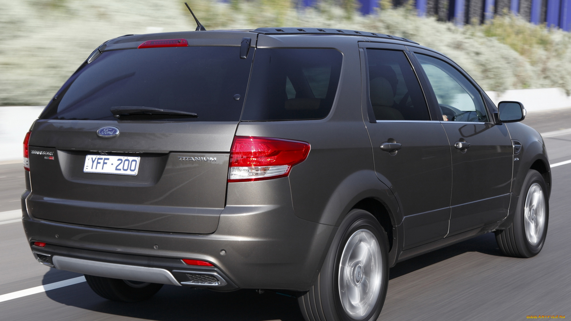 автомобили, ford, темный, sz, titanium, territory