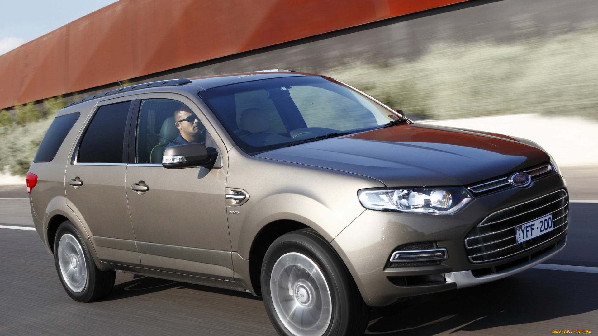 автомобили, ford, темный, sz, titanium, territory