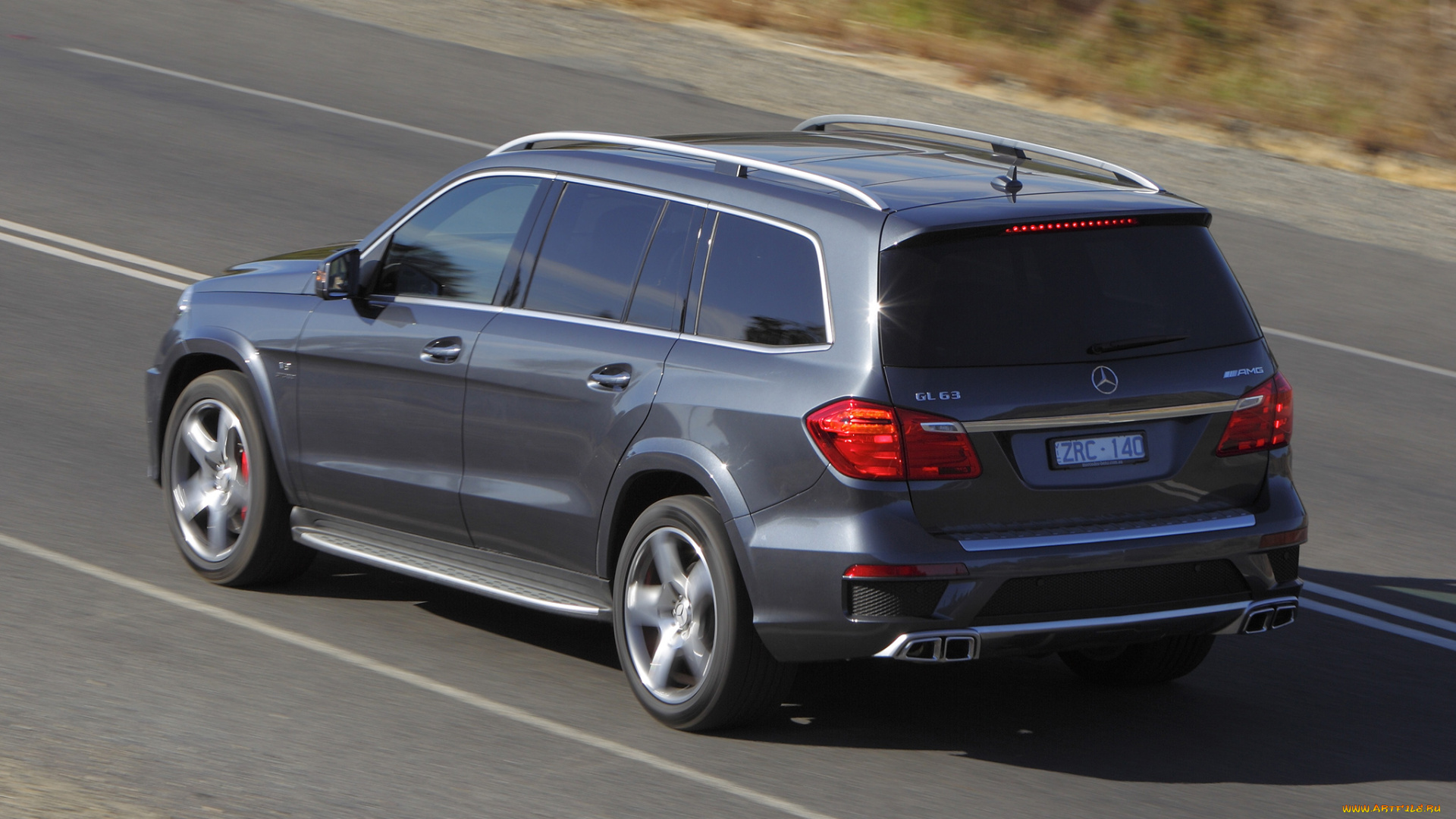 автомобили, mercedes-benz, x166, au-spec, amg, gl, 63, темный, 2013г