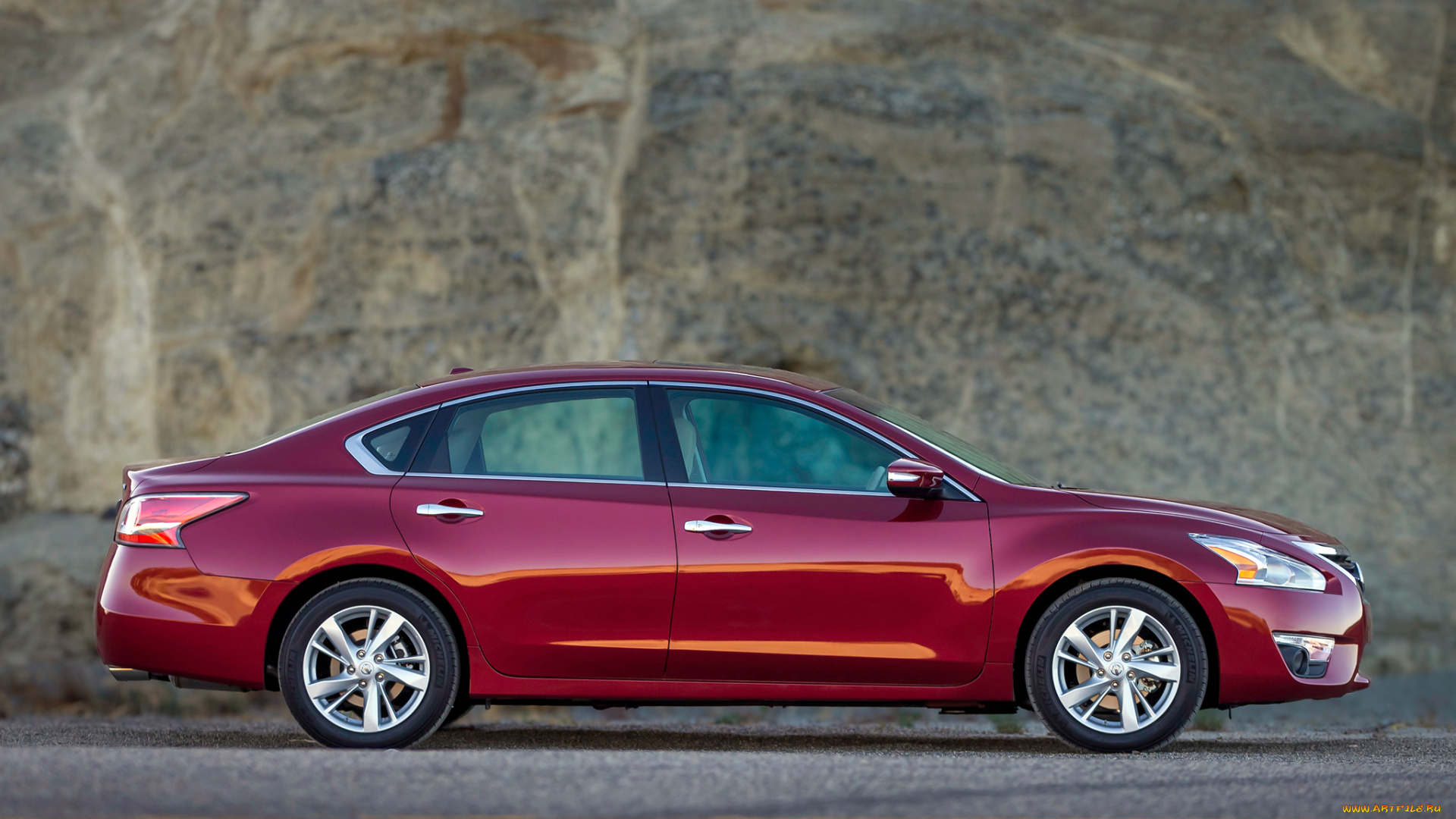 автомобили, nissan, datsun, altima, красный, l33