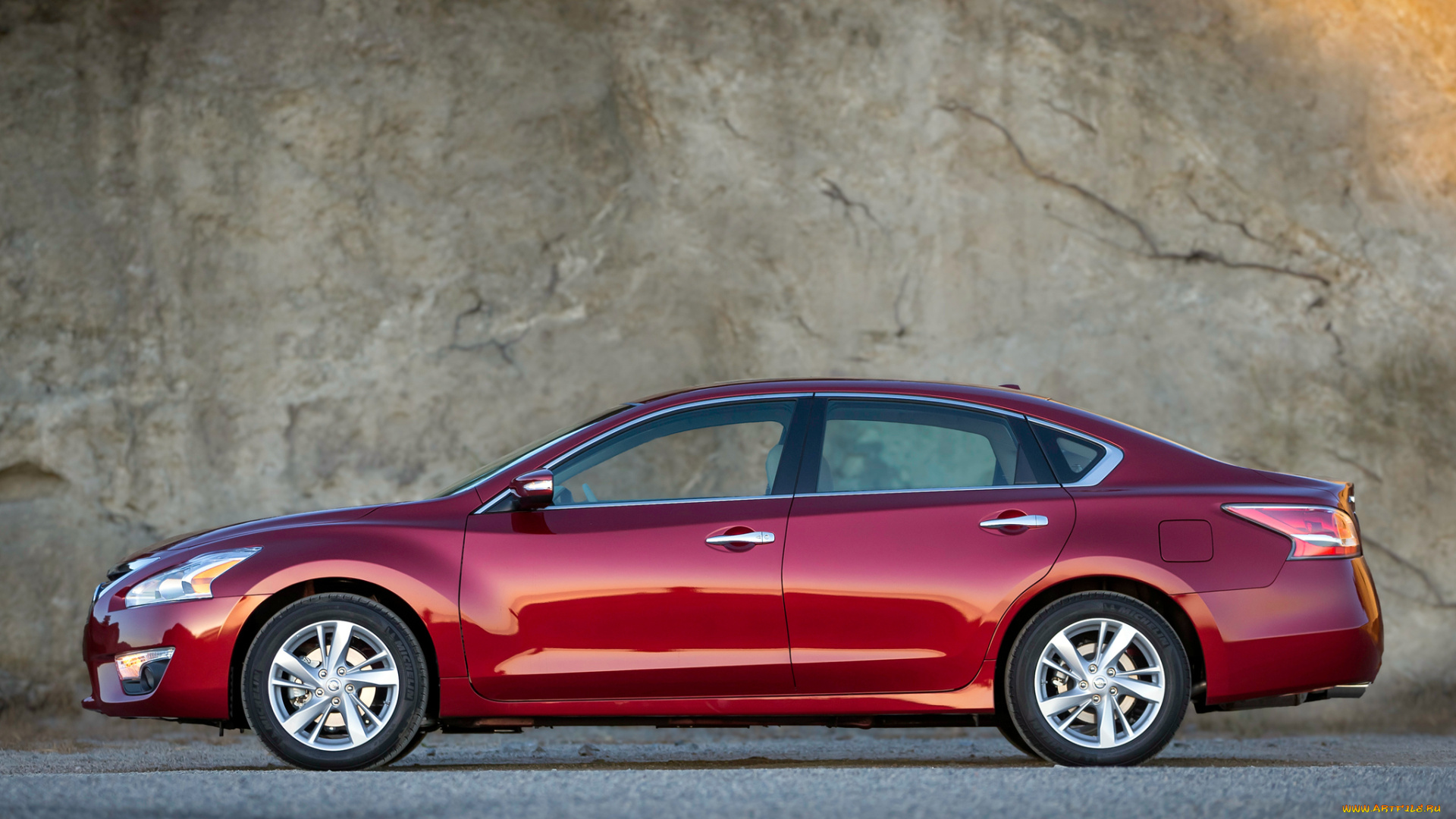 автомобили, nissan, datsun, l33, красный, altima