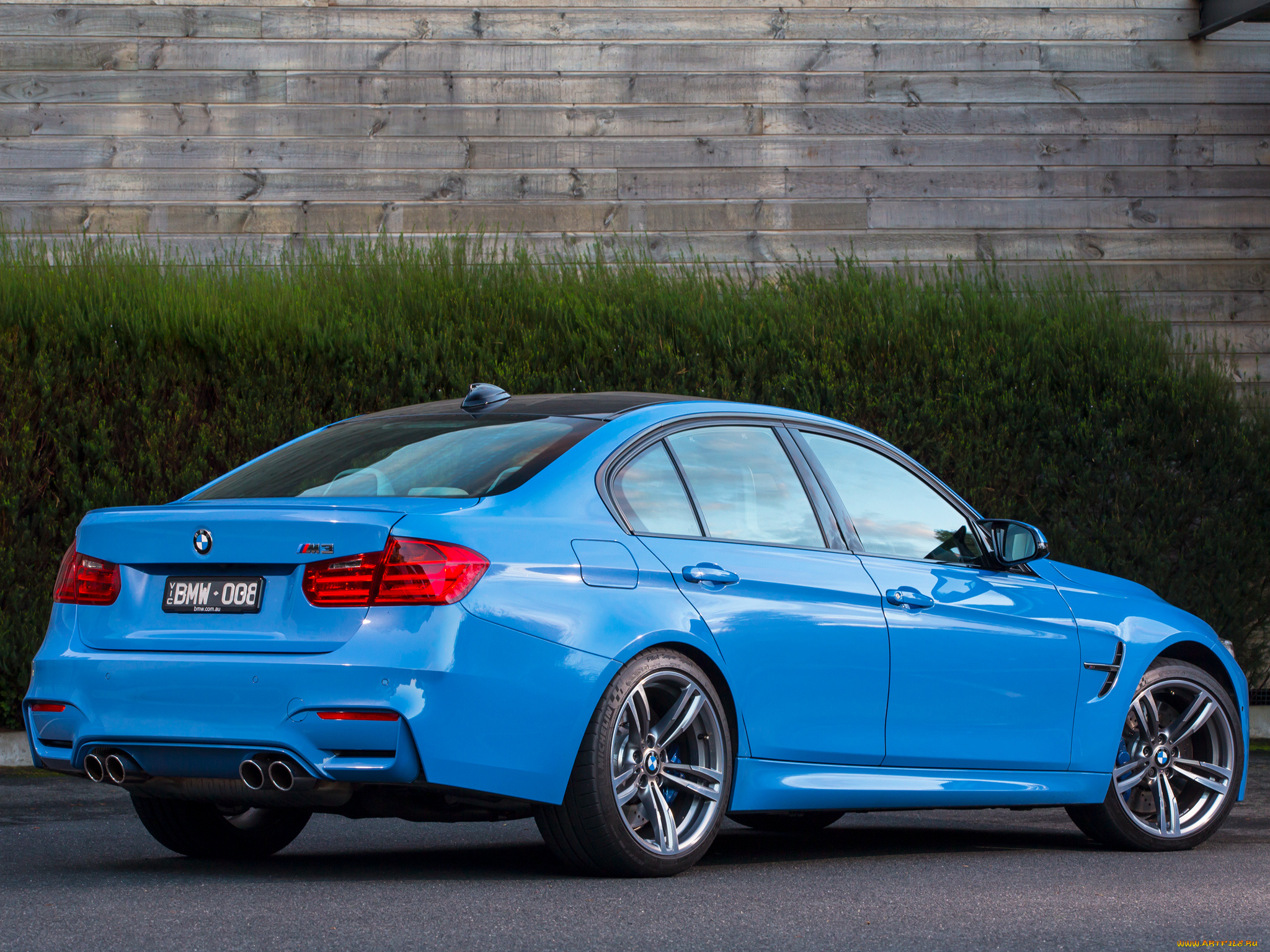 автомобили, bmw, голубой, 2014г, m3, au-spec, f80