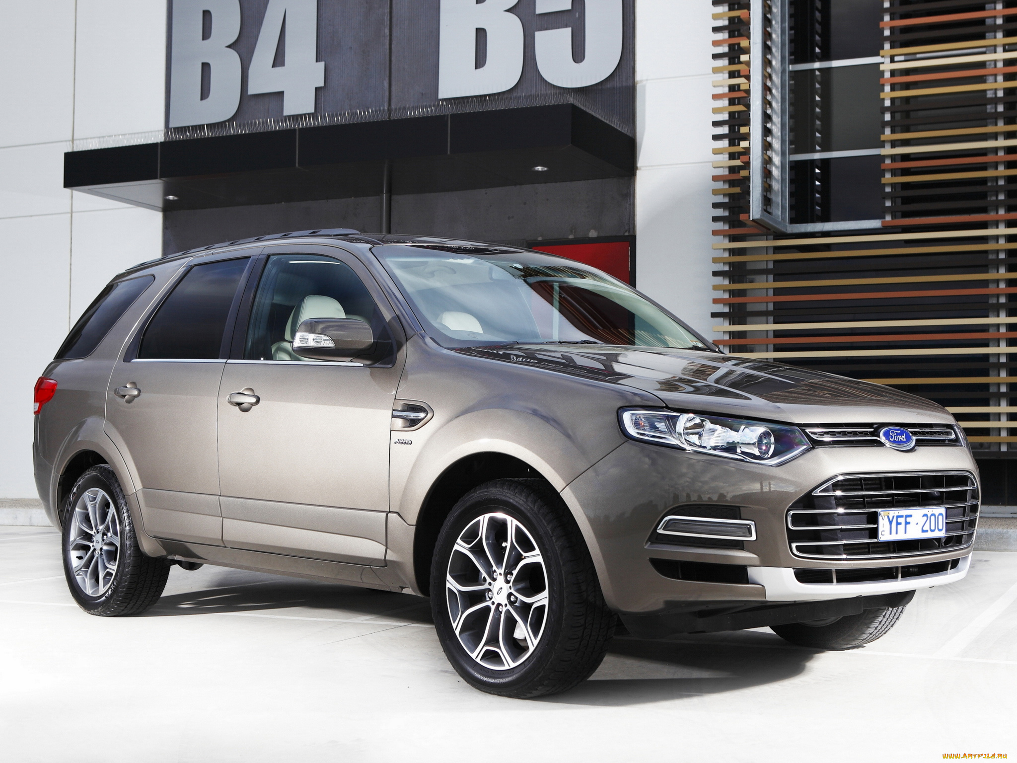 автомобили, ford, sz, titanium, темный, territory