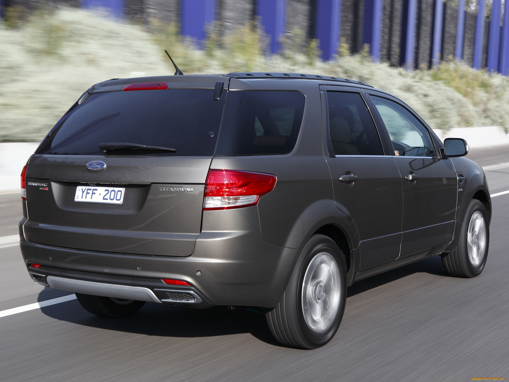 автомобили, ford, темный, sz, titanium, territory