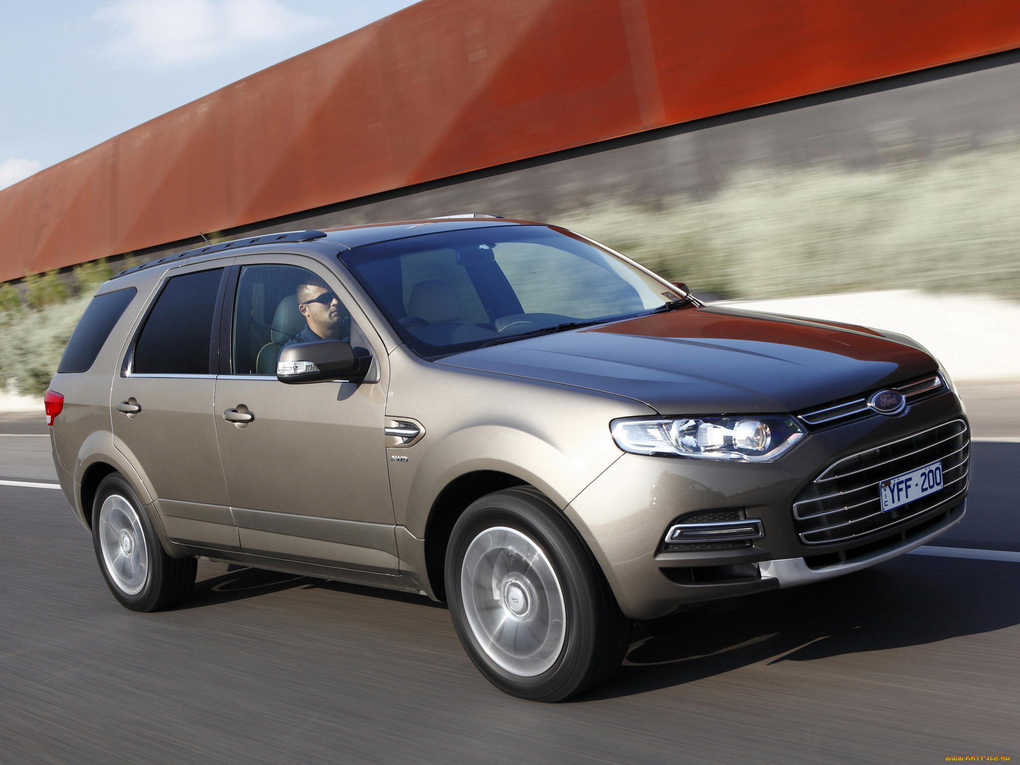 автомобили, ford, темный, sz, titanium, territory