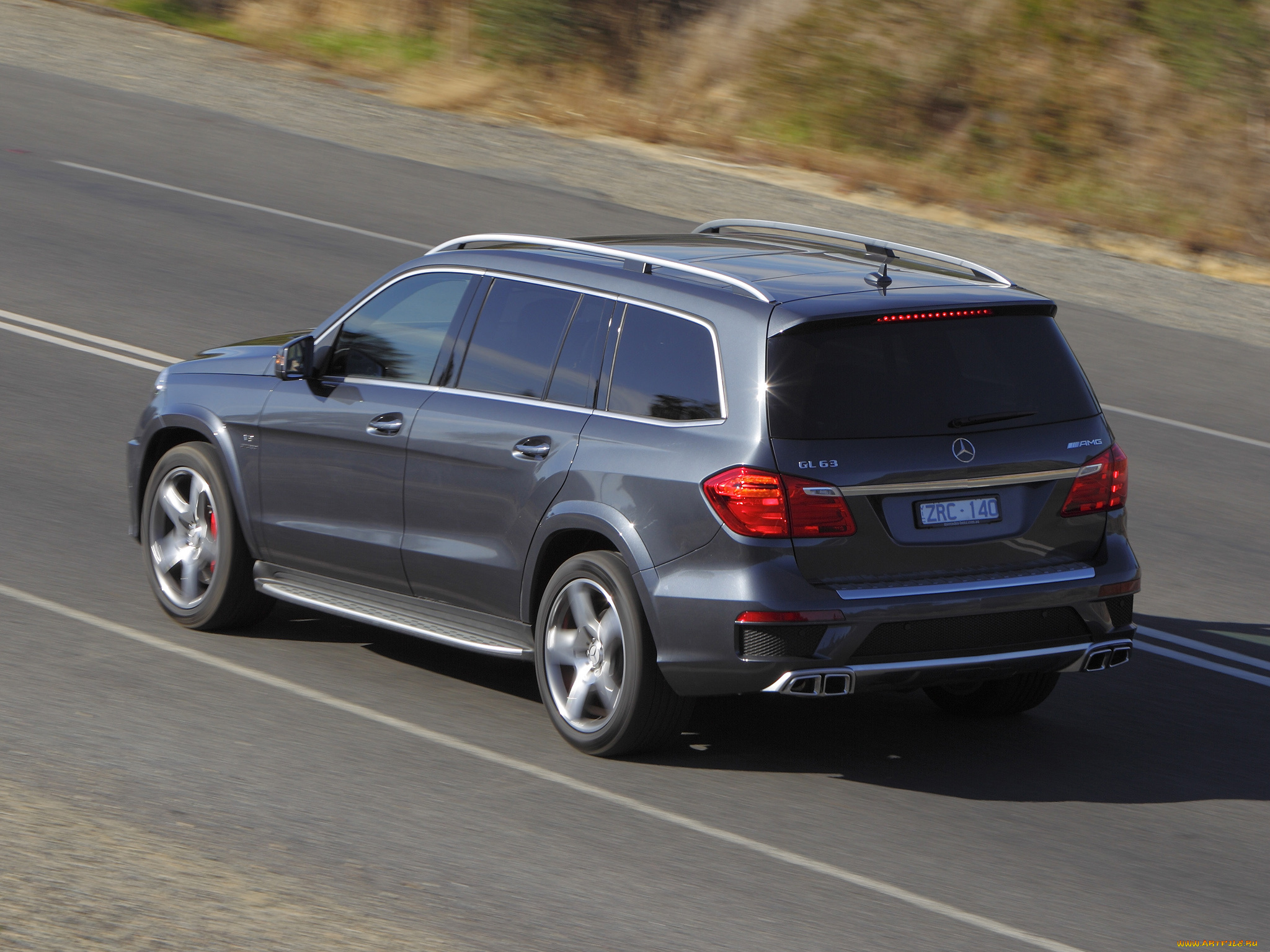 автомобили, mercedes-benz, x166, au-spec, amg, gl, 63, темный, 2013г