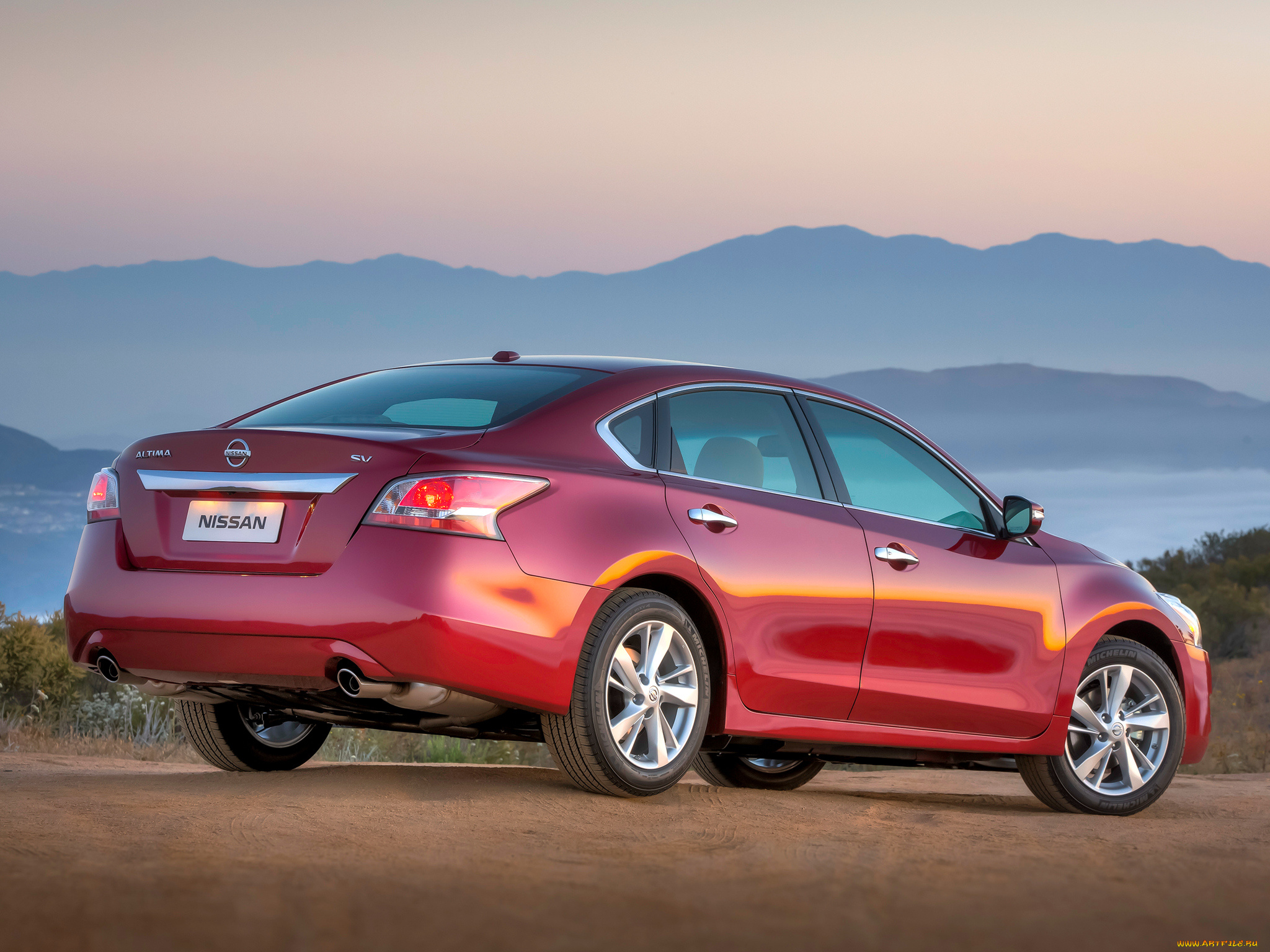 автомобили, nissan, datsun, красный, l33, altima