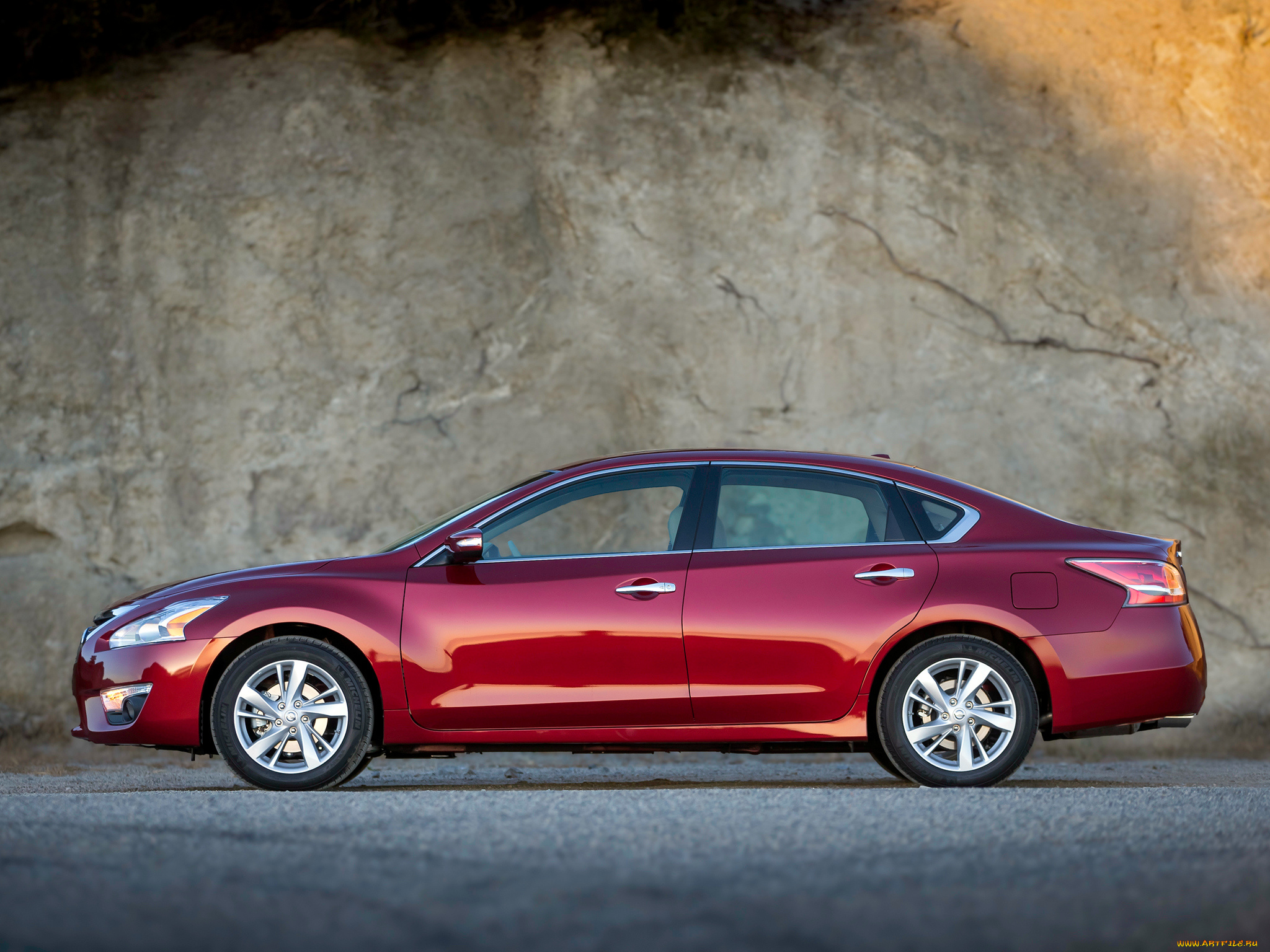 автомобили, nissan, datsun, l33, красный, altima