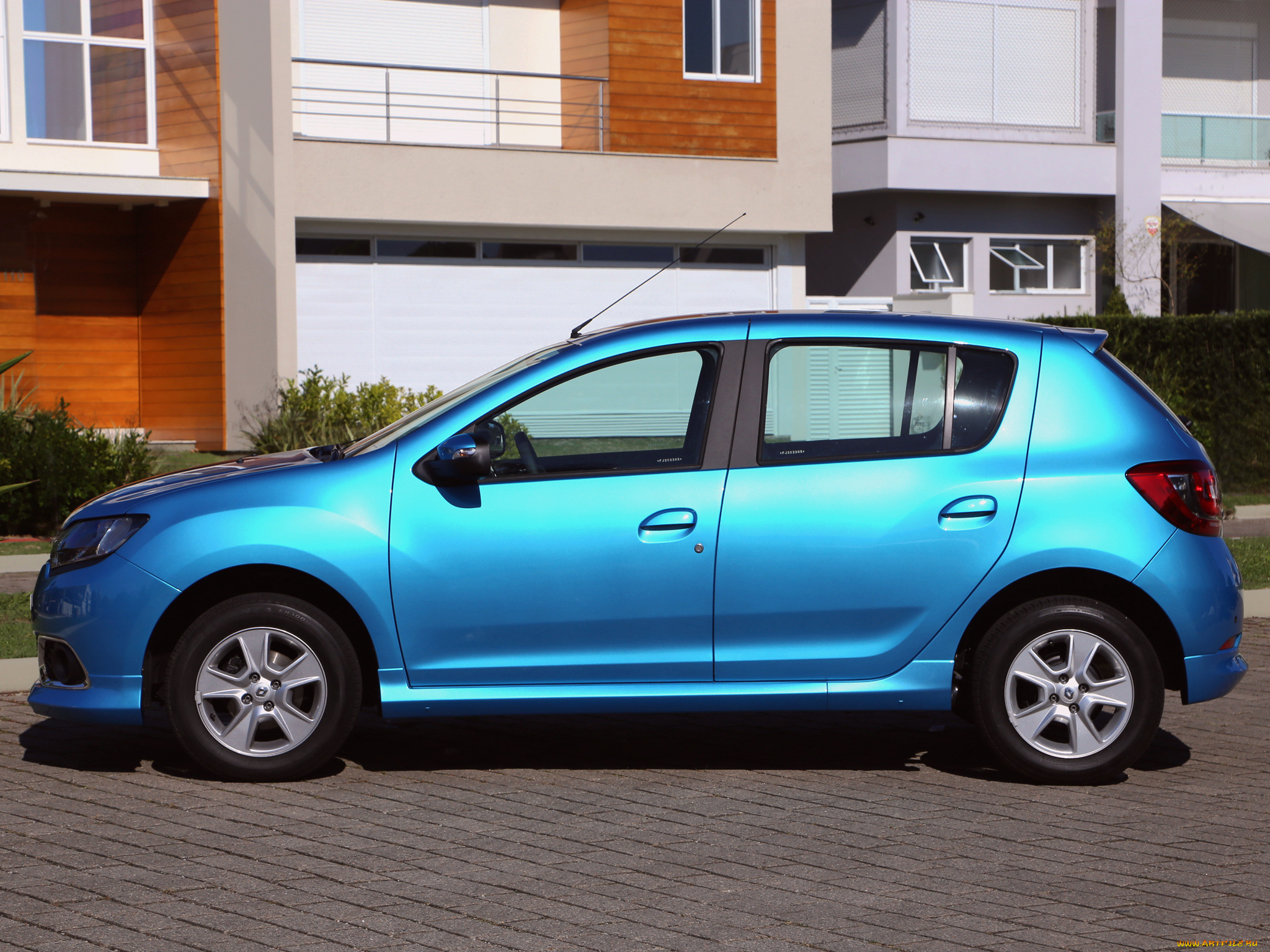 автомобили, renault, синий, 2014г, br-spec, sandero, dynamique