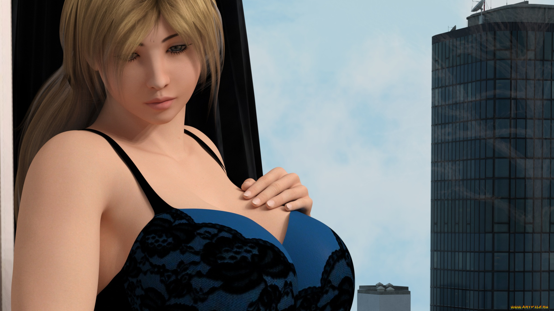 3д, графика, люди, , people, взгляд, девушка, фон