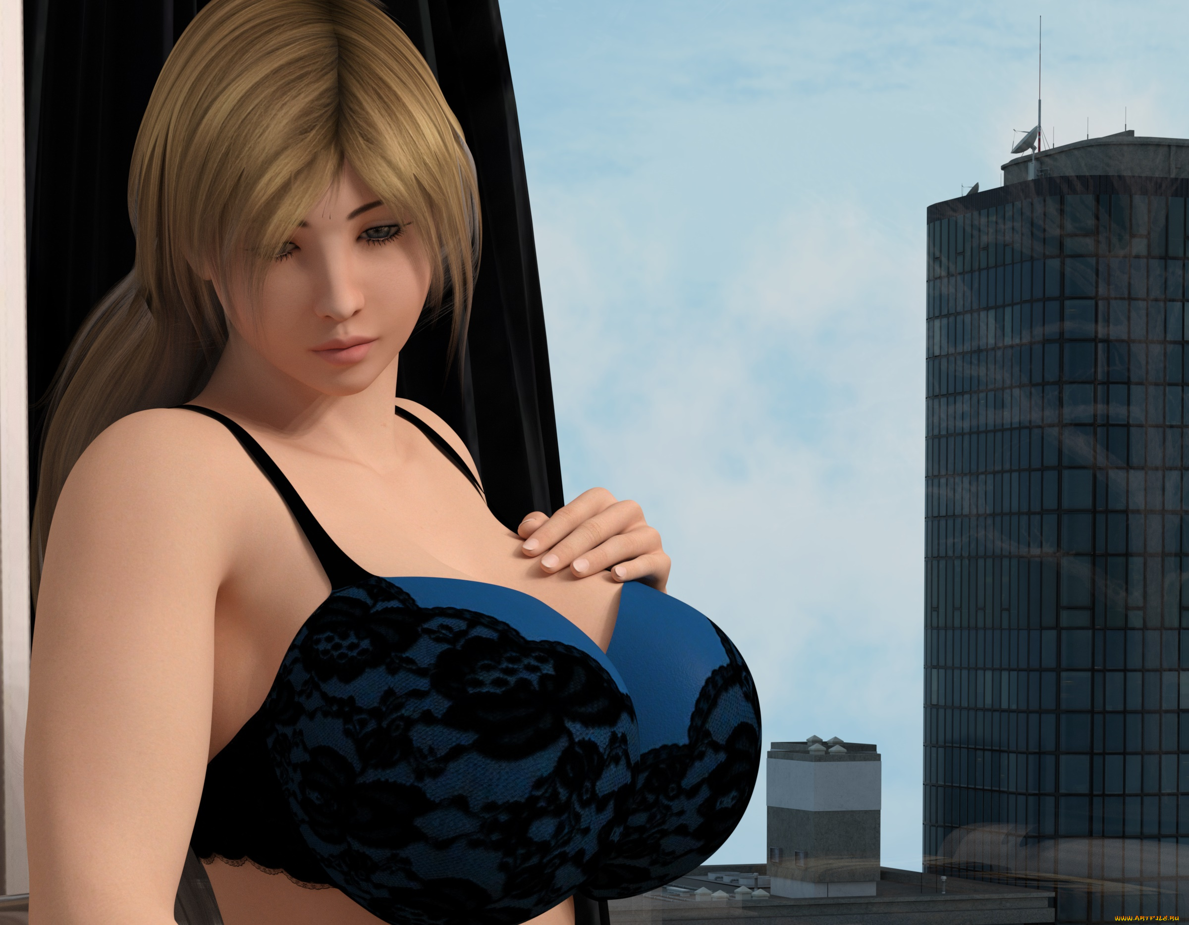 3д, графика, люди, , people, взгляд, девушка, фон