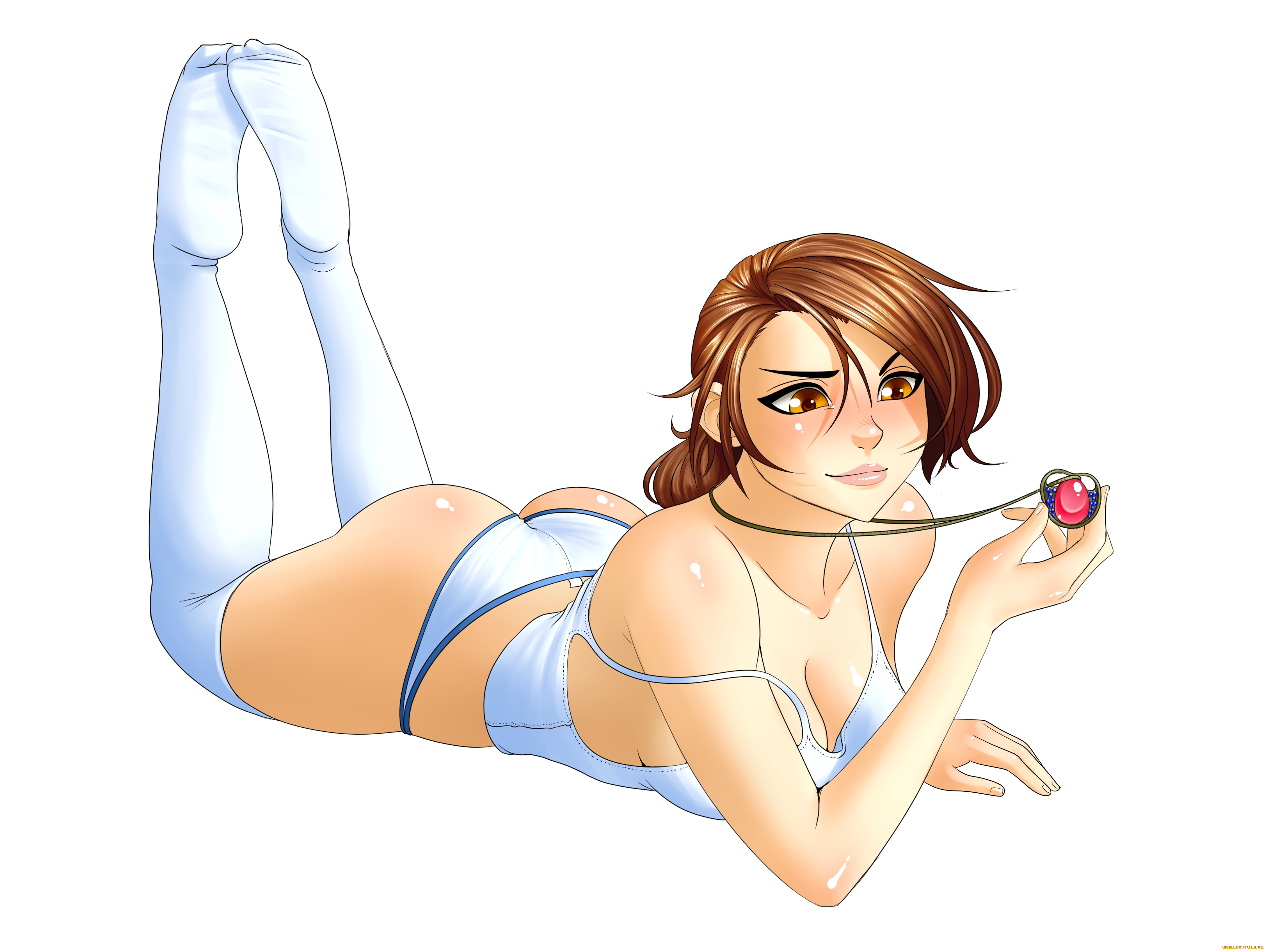 рисованное, люди, взгляд, девушка, фон