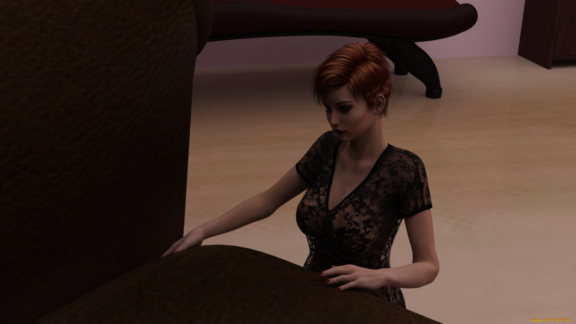 3д, графика, люди, , people, девушка, взгляд, фон