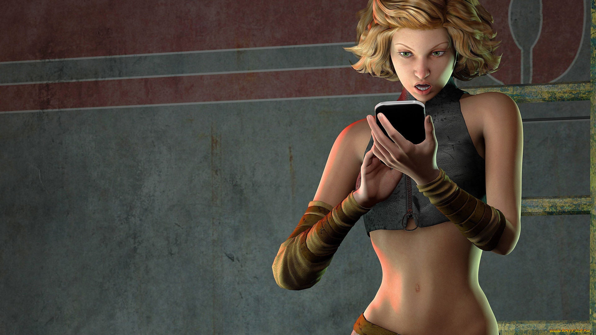 3д, графика, люди, , people, девушка, взгляд, фон