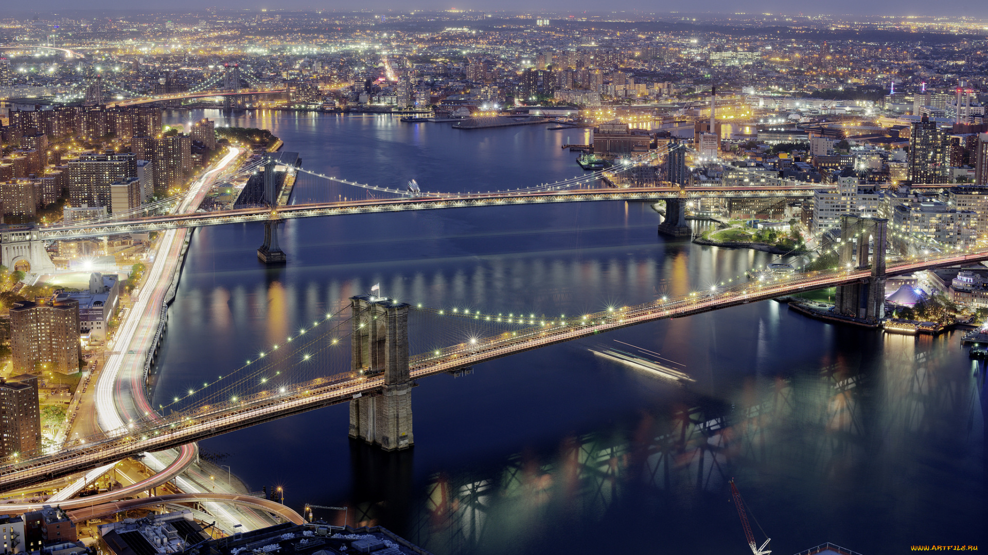 города, -, мосты, река