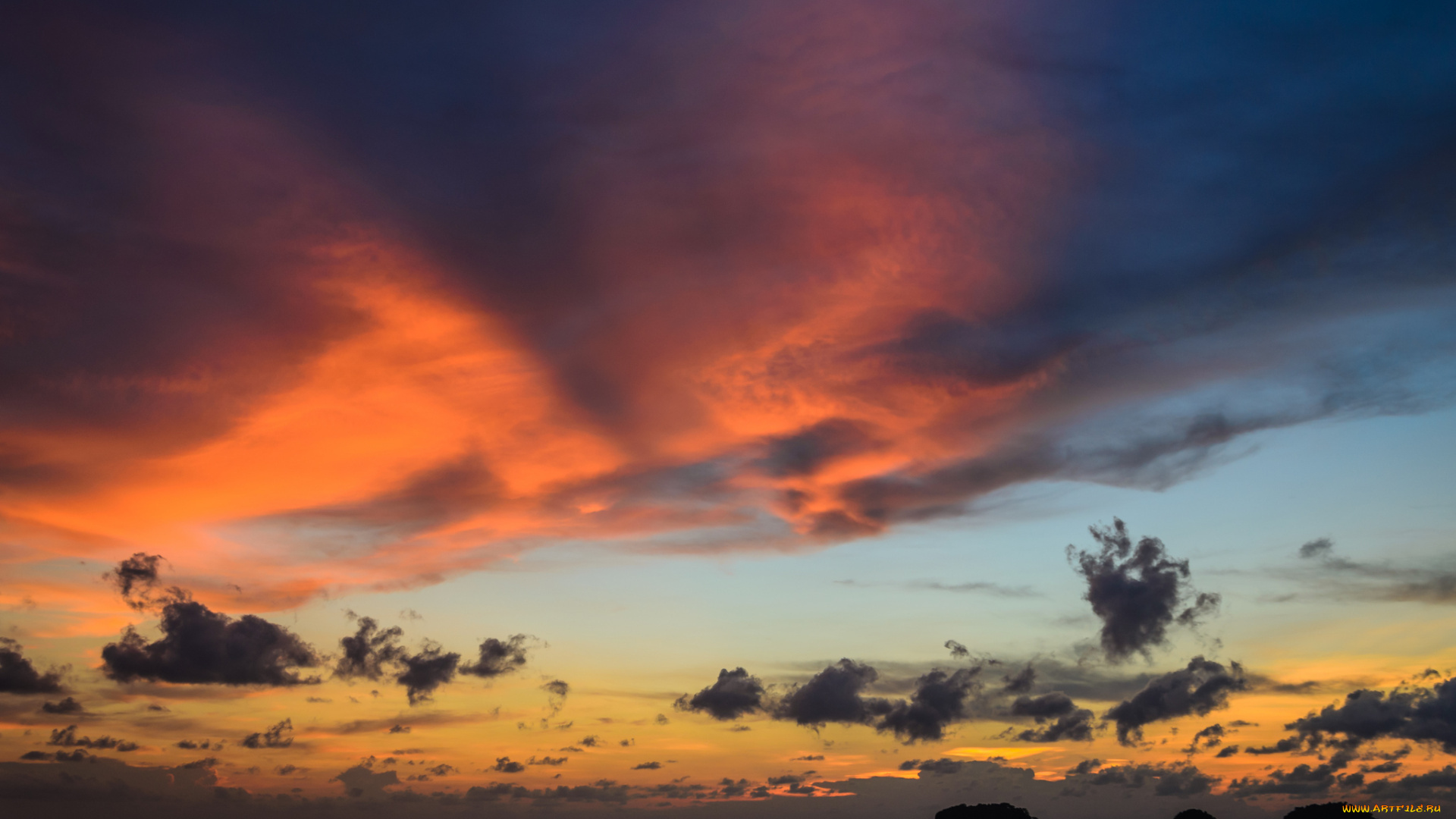 природа, пейзажи, рассвет, пейзаж, океан, тайланд, sa, kaeo