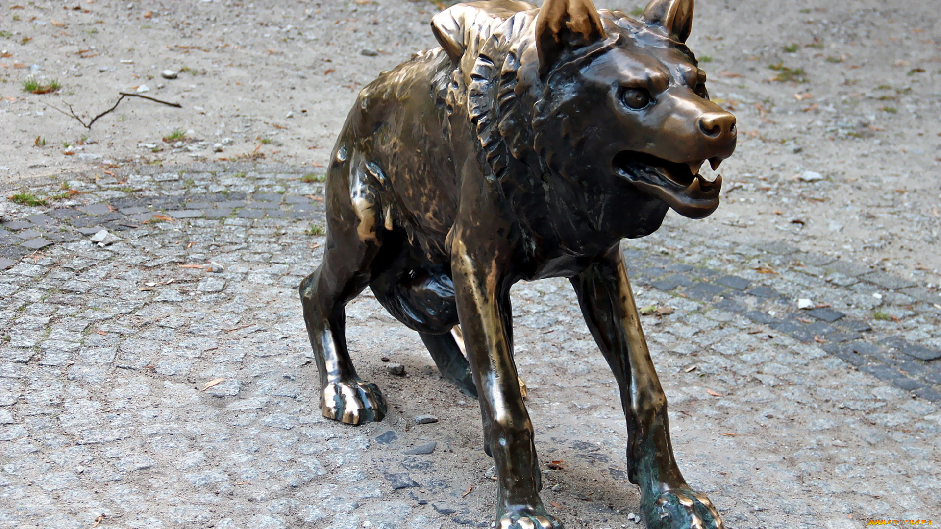 разное, садовые, и, парковые, скульптуры, волк