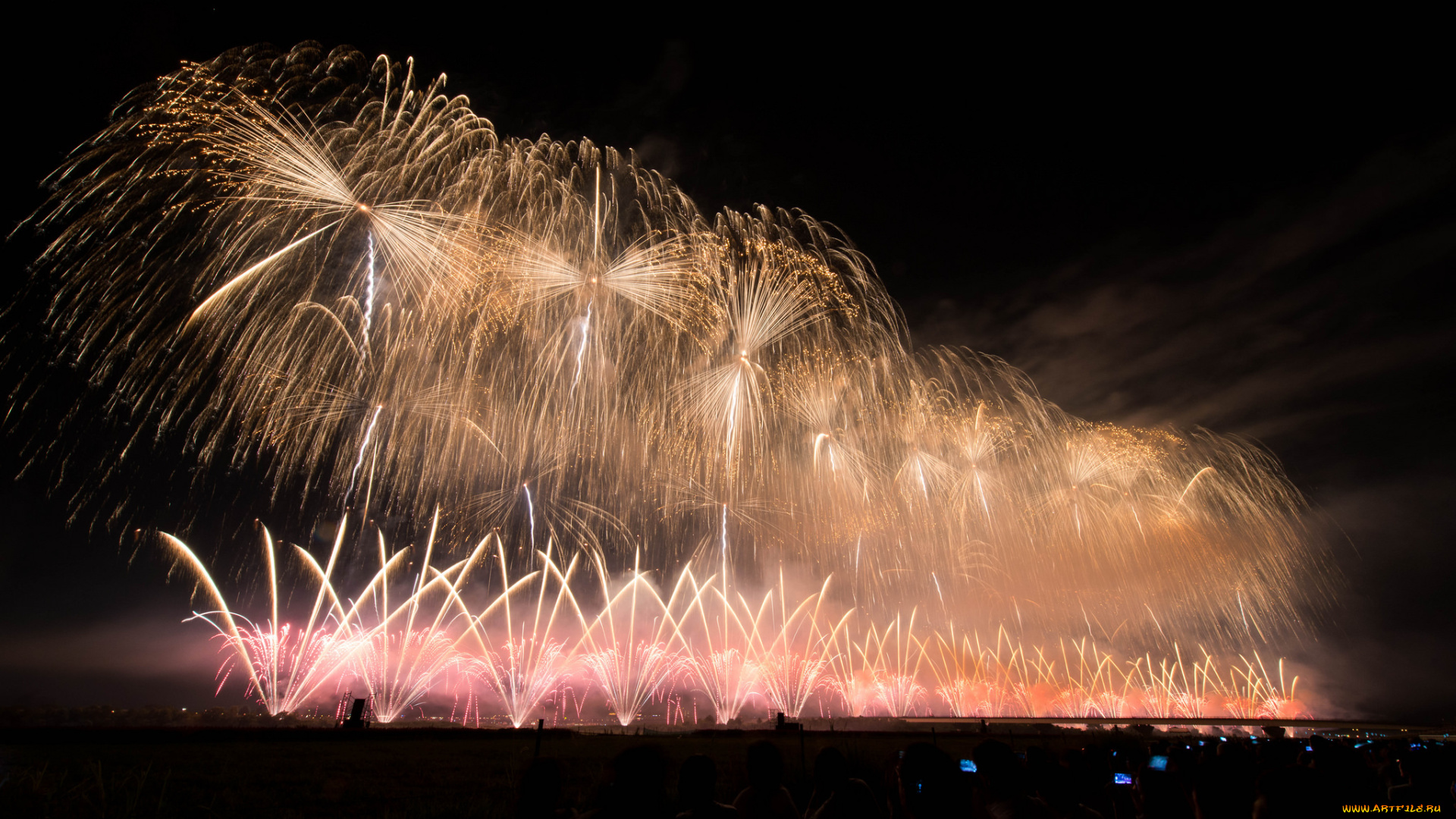 разное, салюты, , фейерверки, ночь, фейерверк