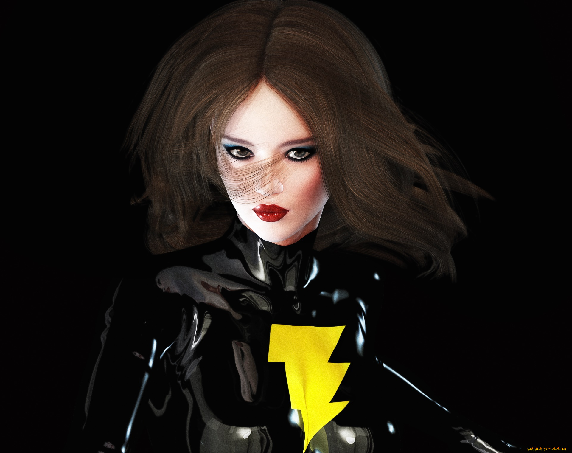 3д, графика, люди, , people, девушка, взгляд, фон