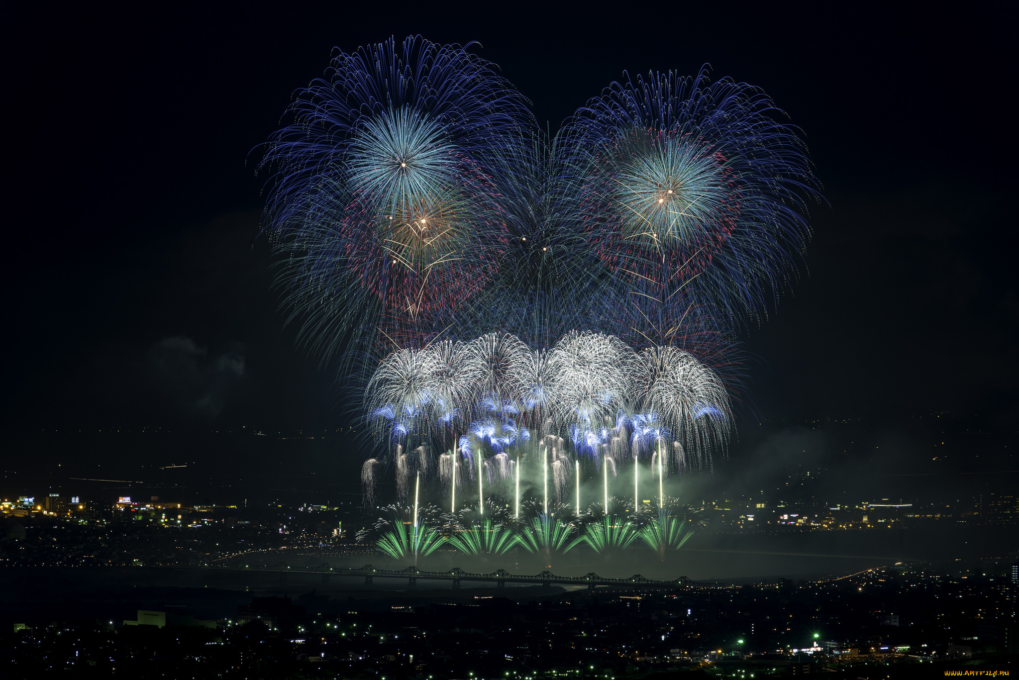 разное, салюты, , фейерверки, фейерверк, ночь