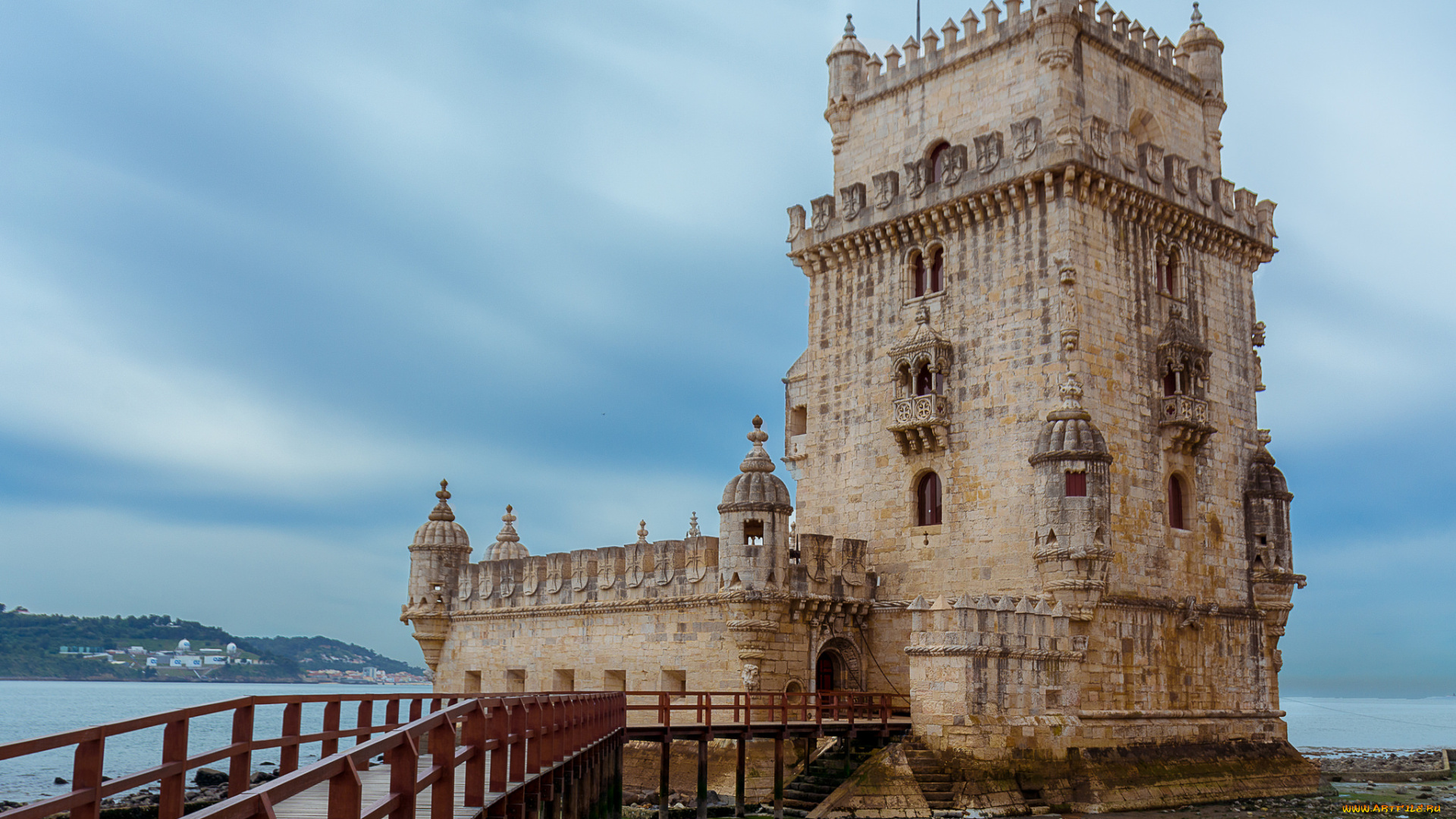 belem, tower, -, lisbon, , portugal, города, лиссабон, , португалия, фортпост
