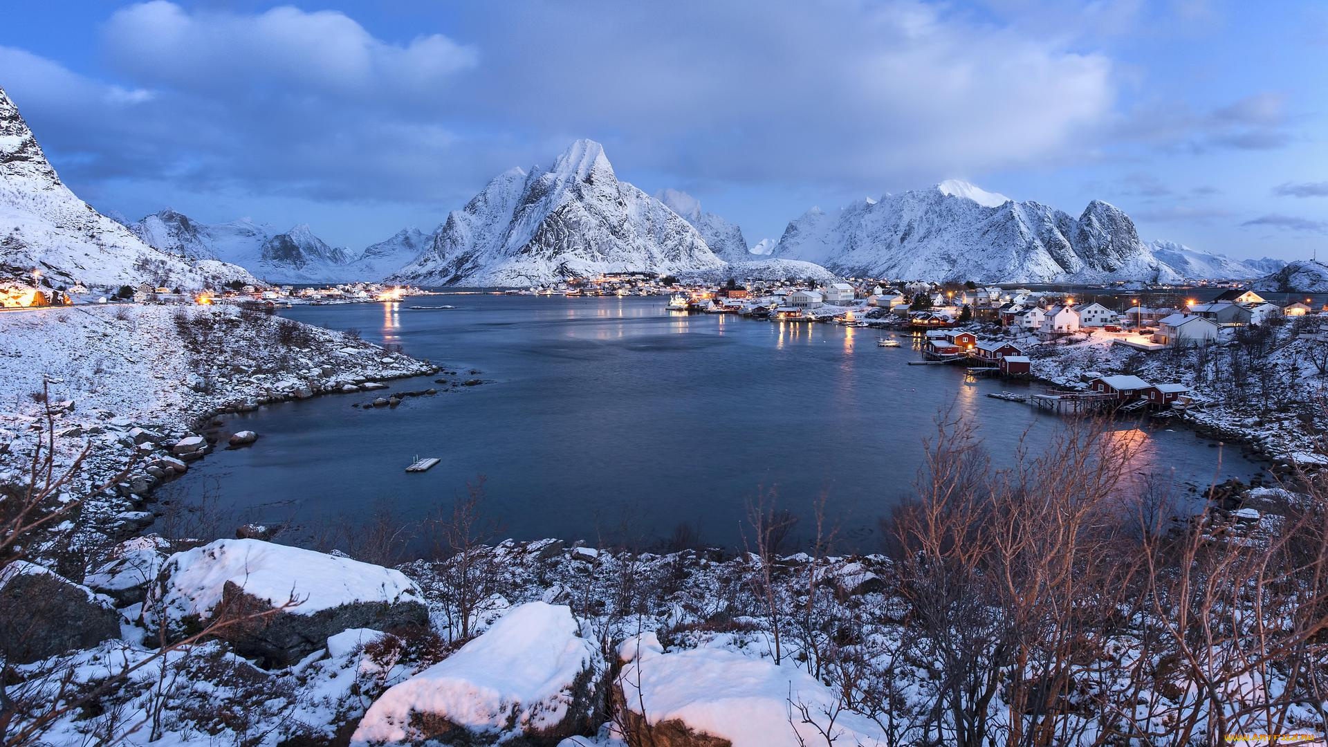 города, -, пейзажи, norway, lofoten, islands, норвегия, лофотенские, острова