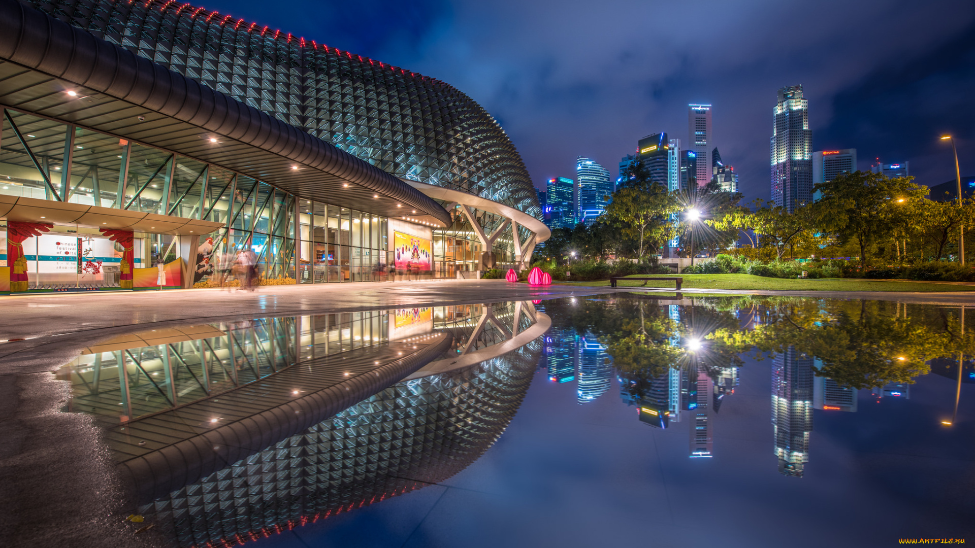 города, сингапур, , сингапур, панорам