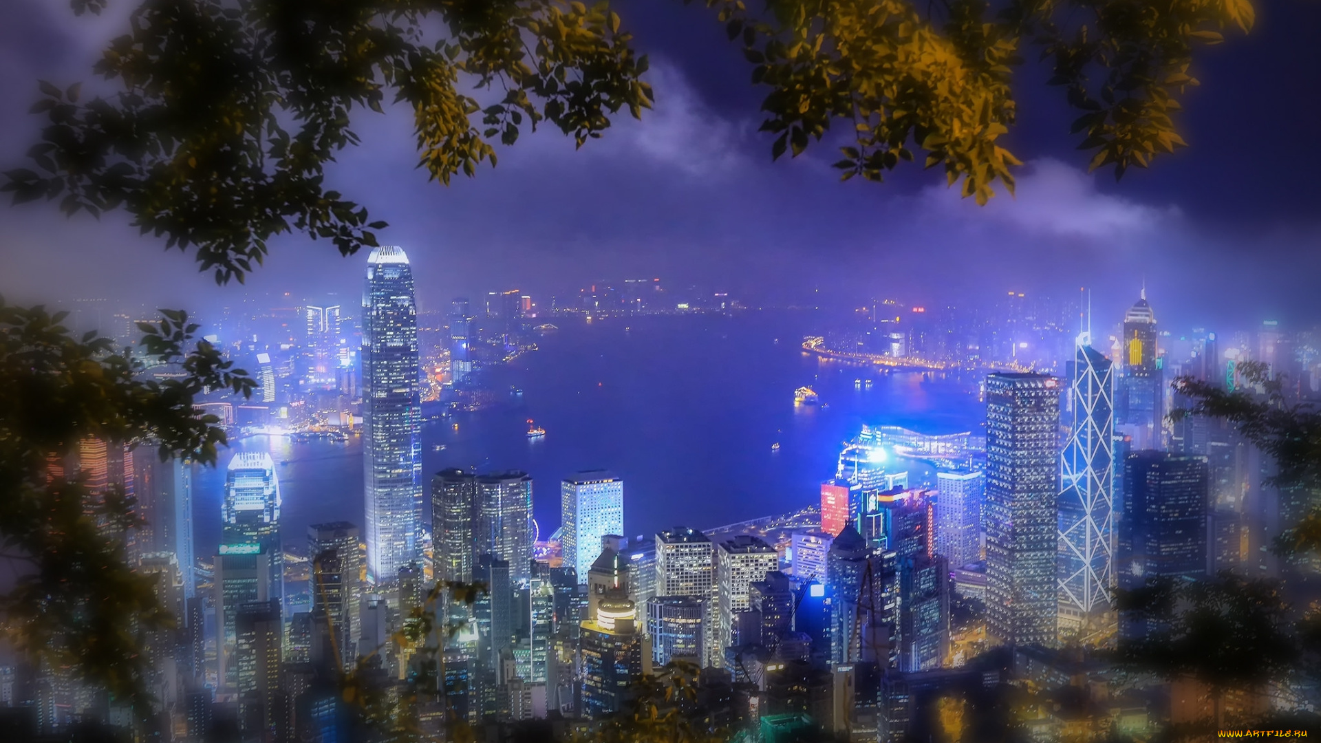 hong, kong, города, гонконг, , китай, панорама