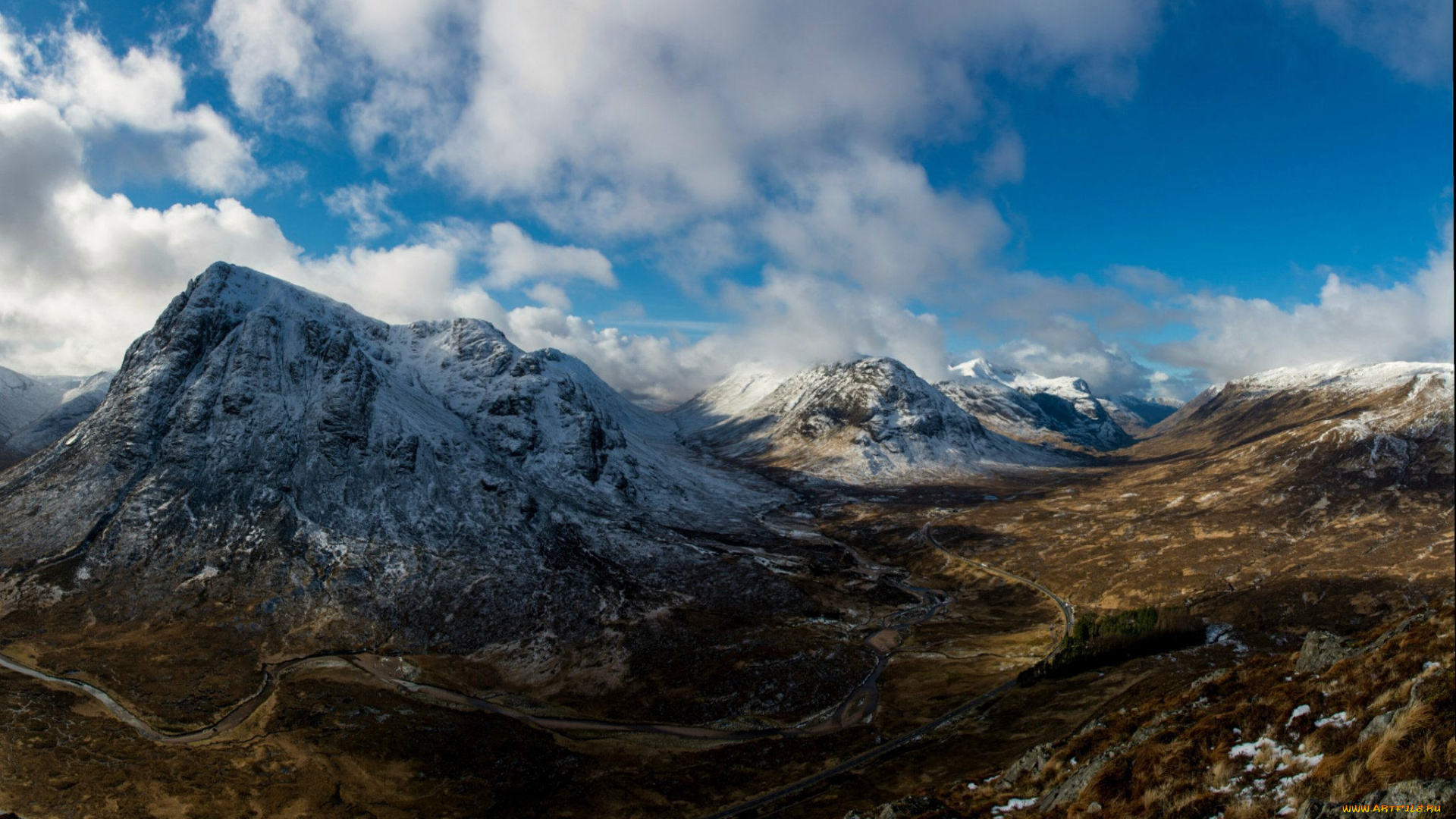 природа, горы, простор