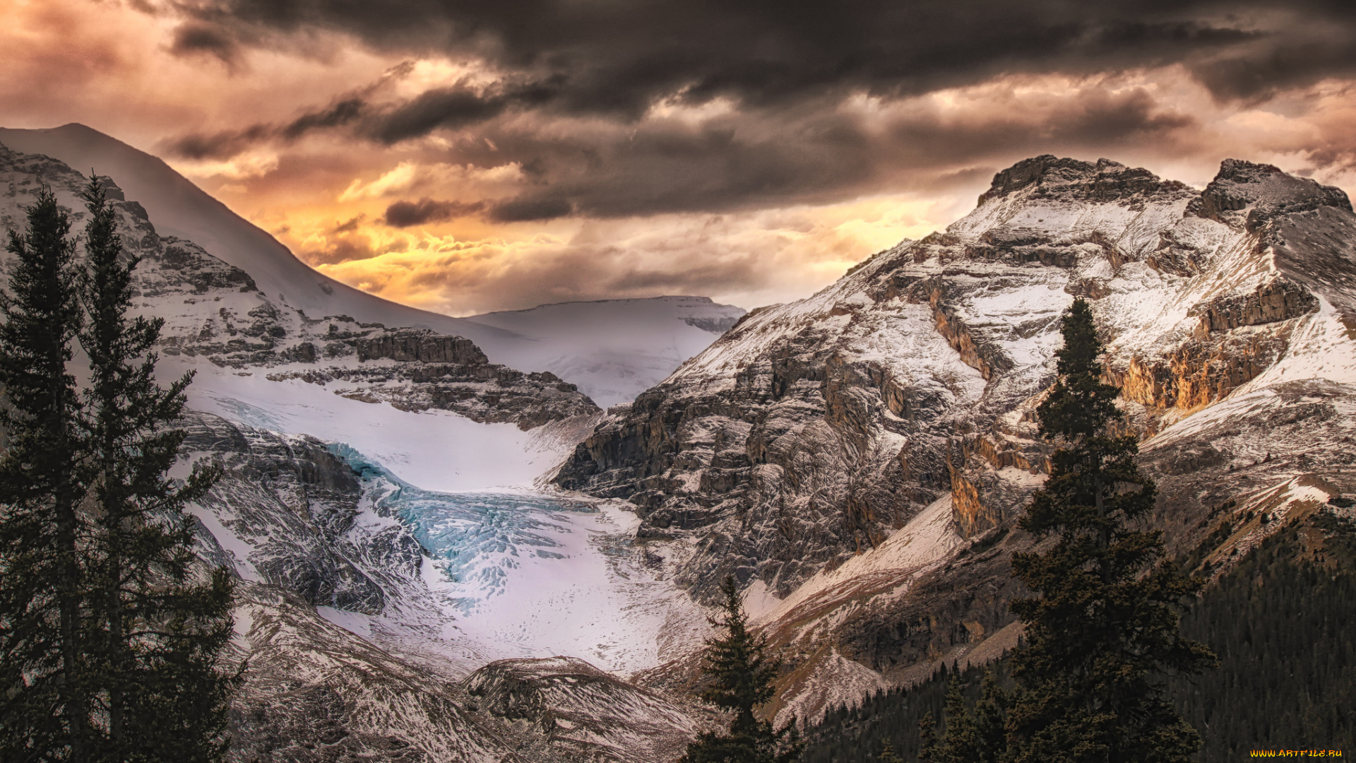 природа, горы, простор