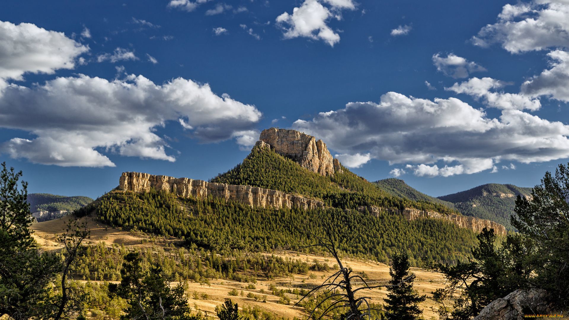 природа, горы, простор