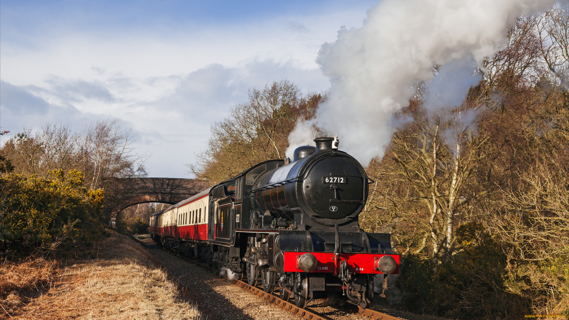 техника, паровозы, паровоз, рельсы