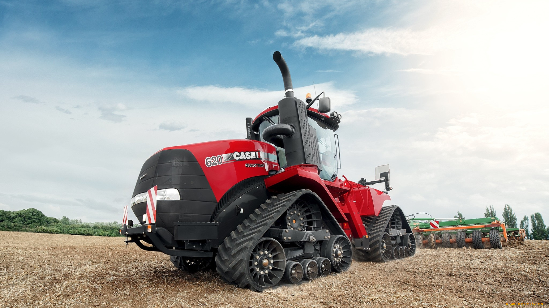 техника, тракторы, на, гусенецах, case