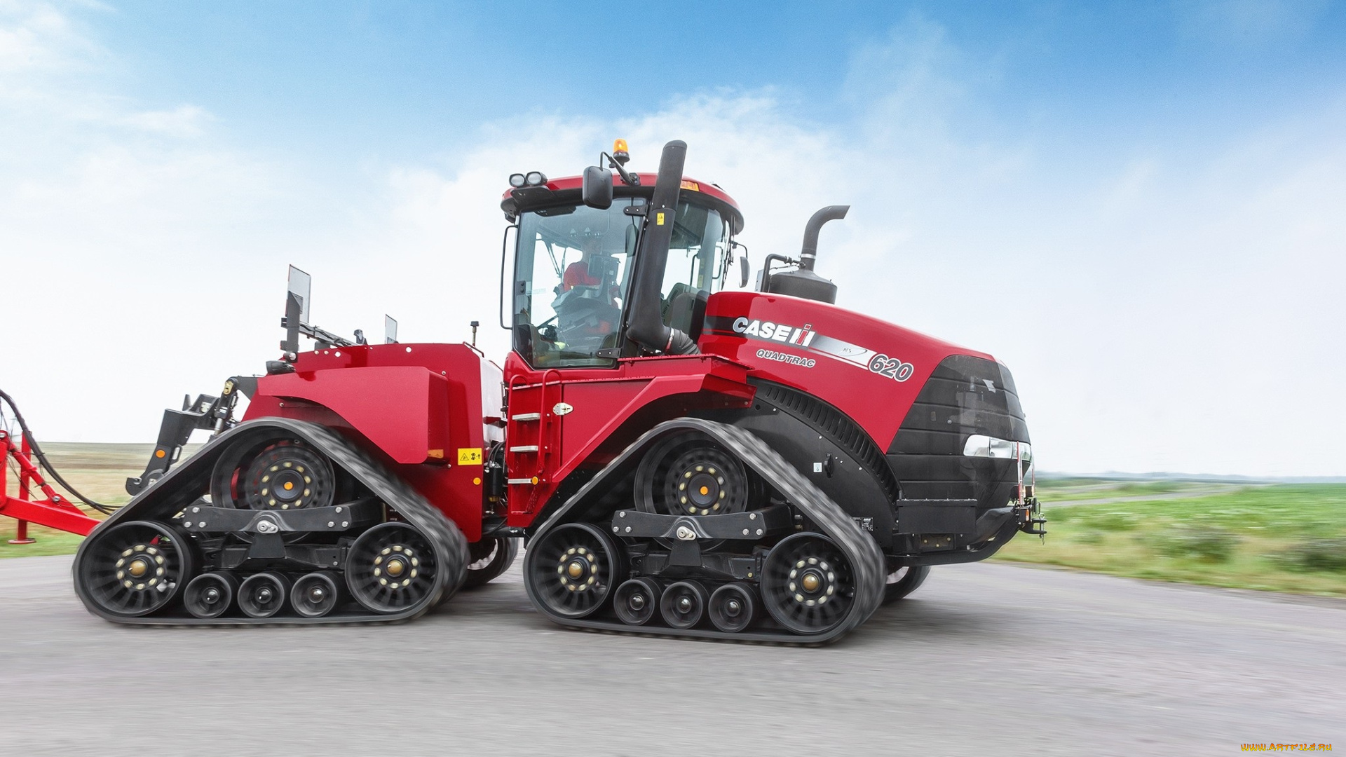 техника, тракторы, на, гусенецах, case