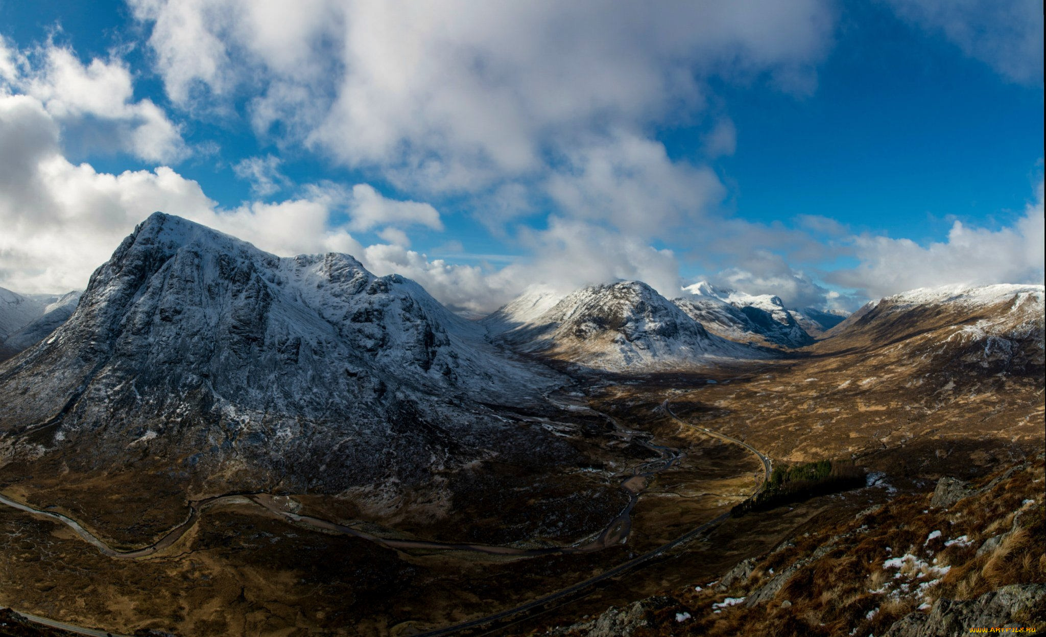 природа, горы, простор