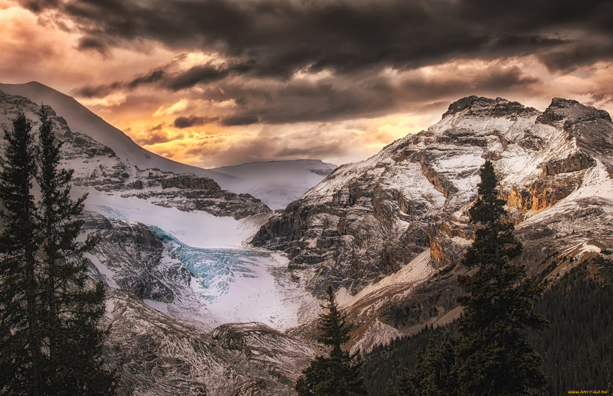 природа, горы, простор