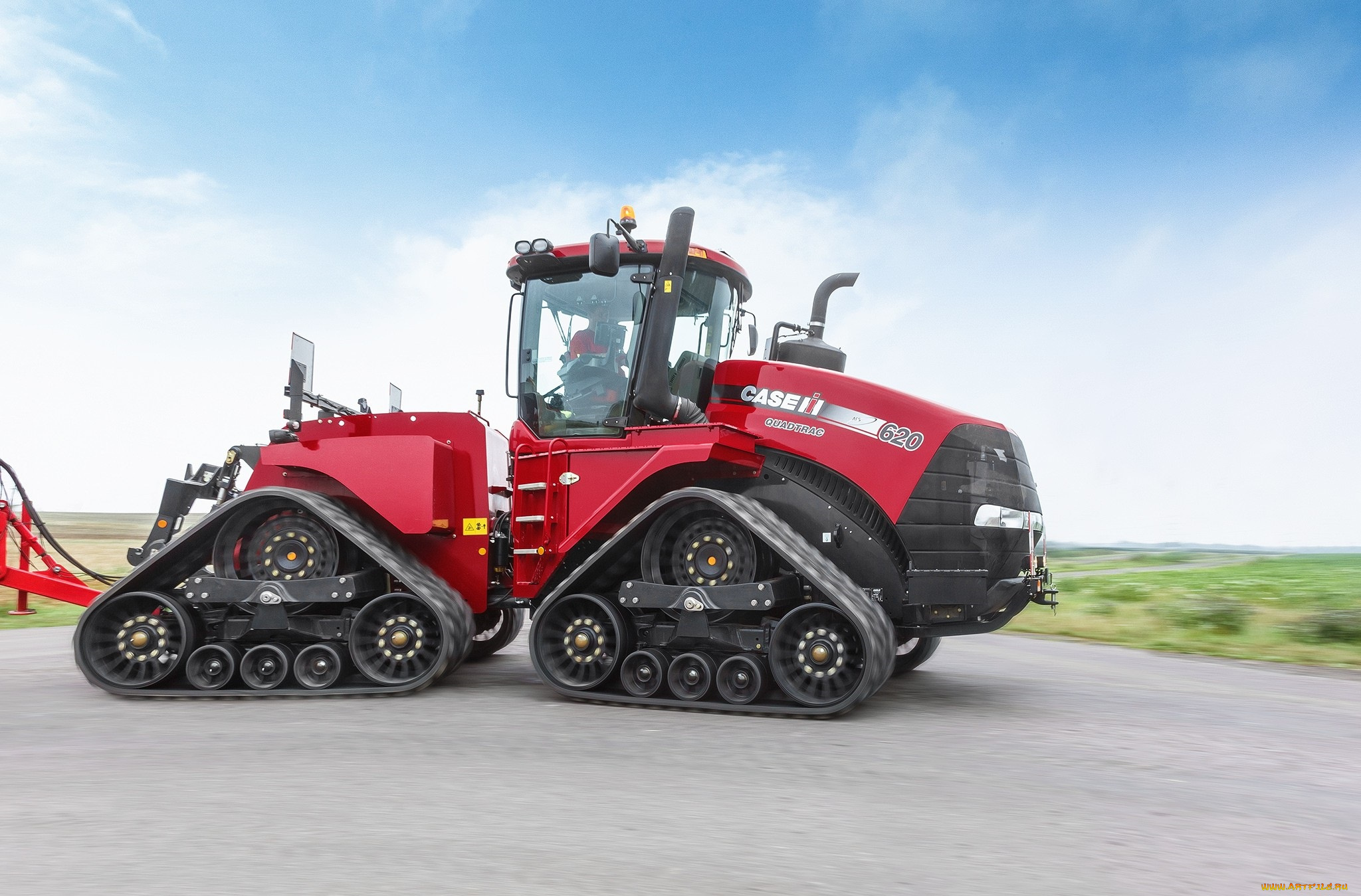 техника, тракторы, на, гусенецах, case