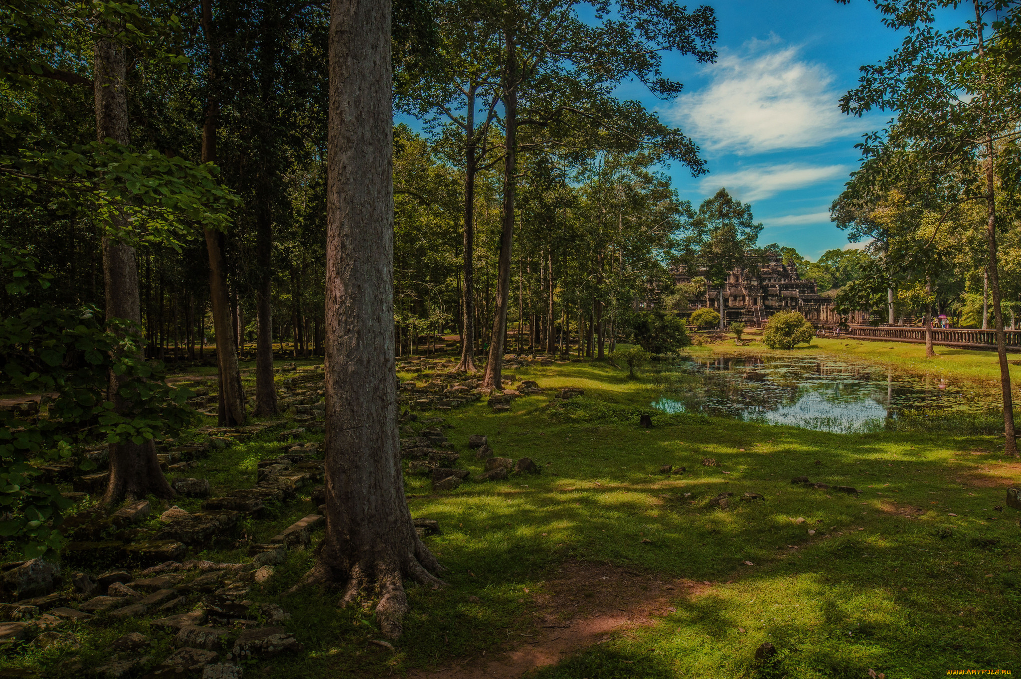 baphuon, города, -, буддийские, и, другие, храмы, храм