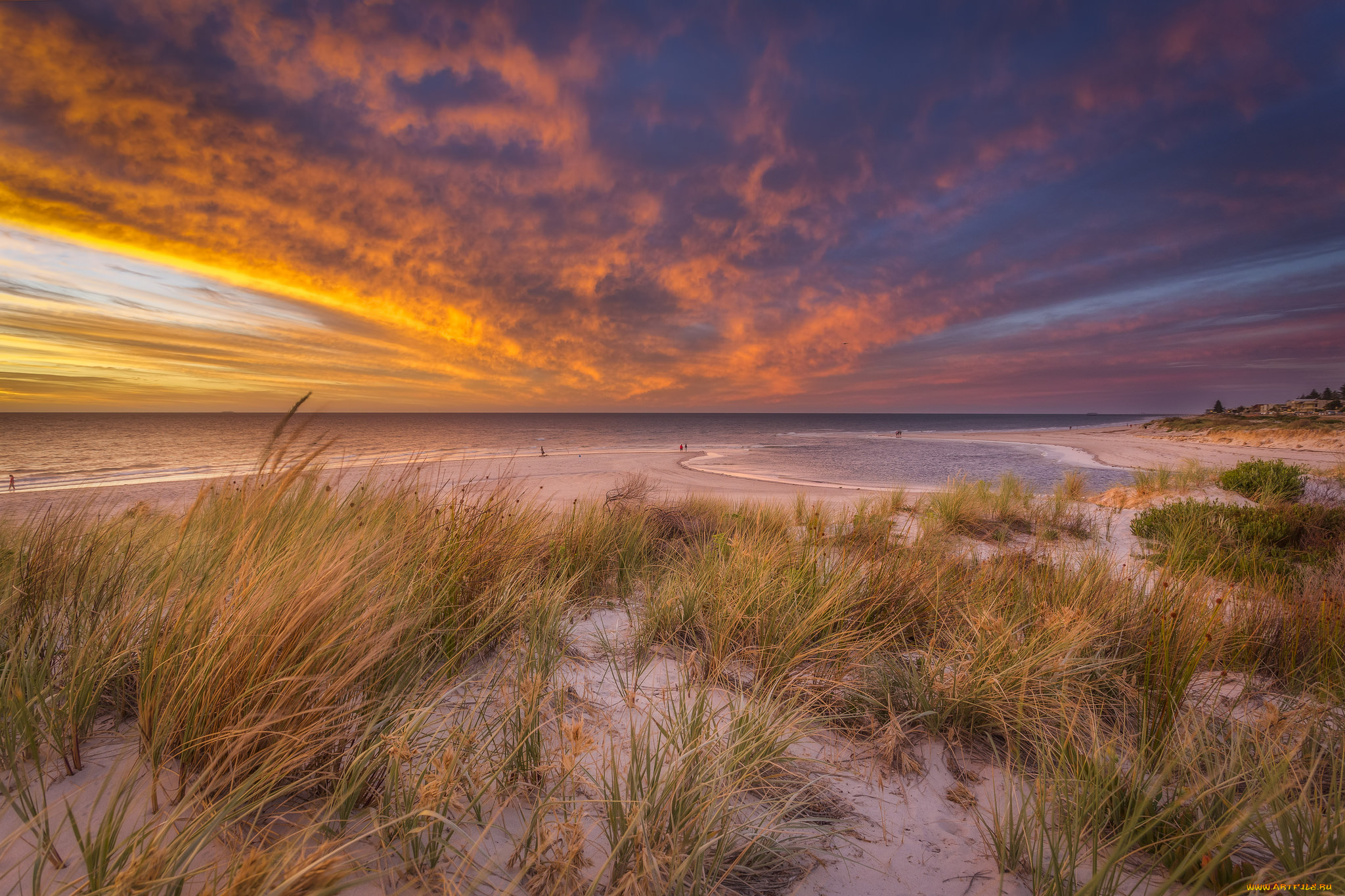 природа, побережье, море, берег