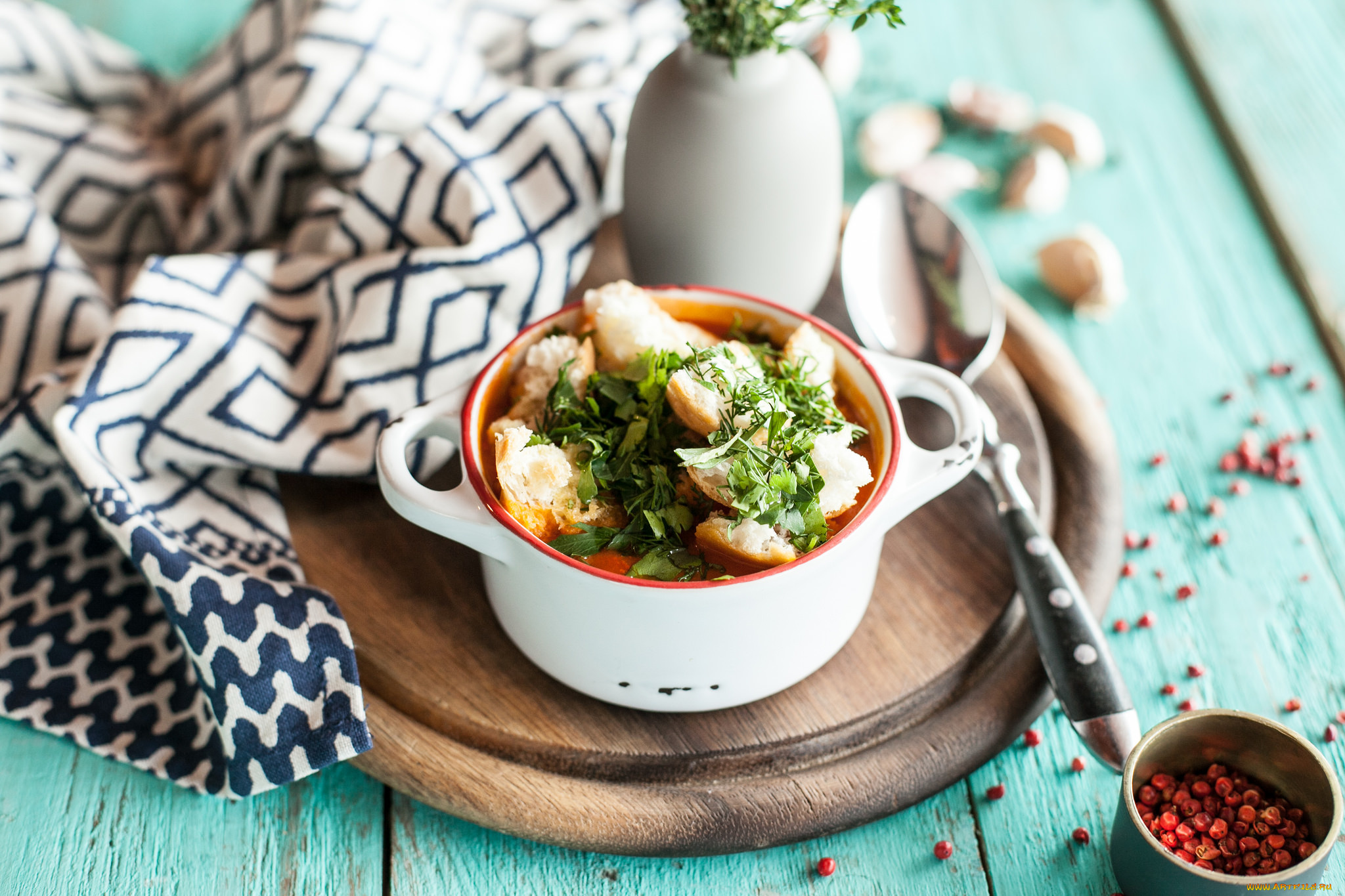 еда, первые, блюда, первое, блюдо, суп, зелень, сухари