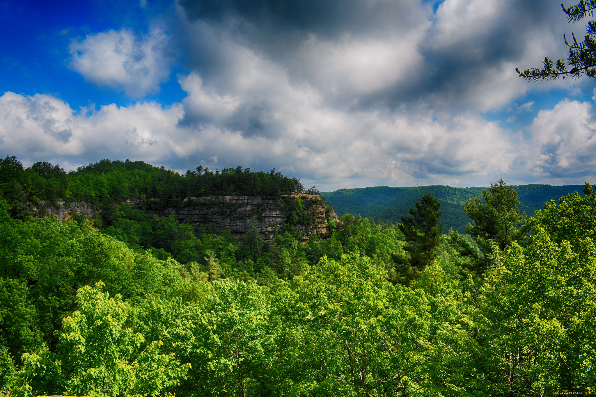 природа, горы, простор