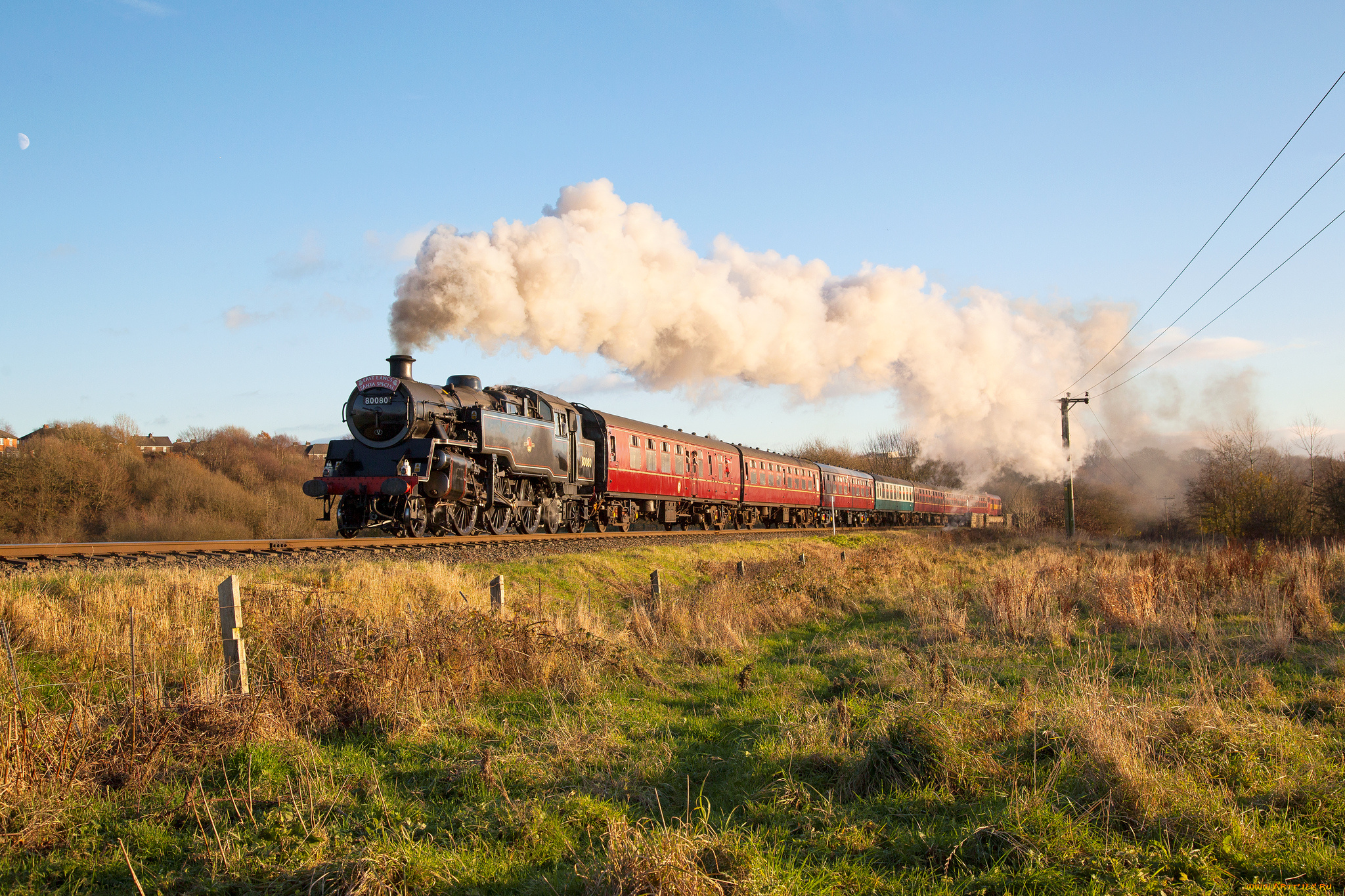 техника, паровозы, паровоз, рельсы