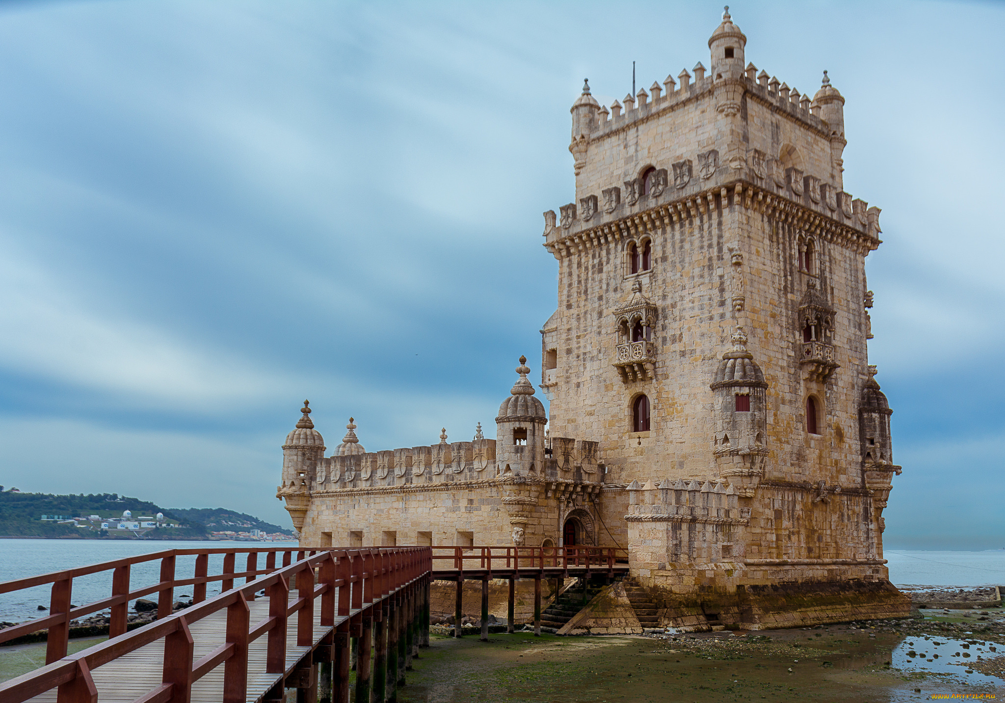 belem, tower, -, lisbon, , portugal, города, лиссабон, , португалия, фортпост