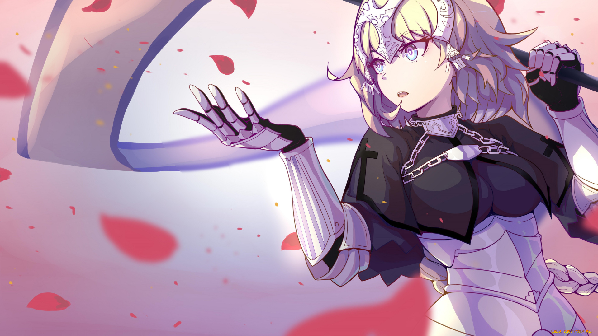 аниме, fate, stay, night, девушка