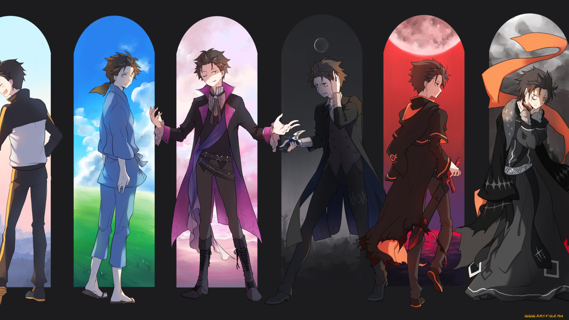 аниме, re, , zero, kara, hajimeru, isekai, seikatsu, субару