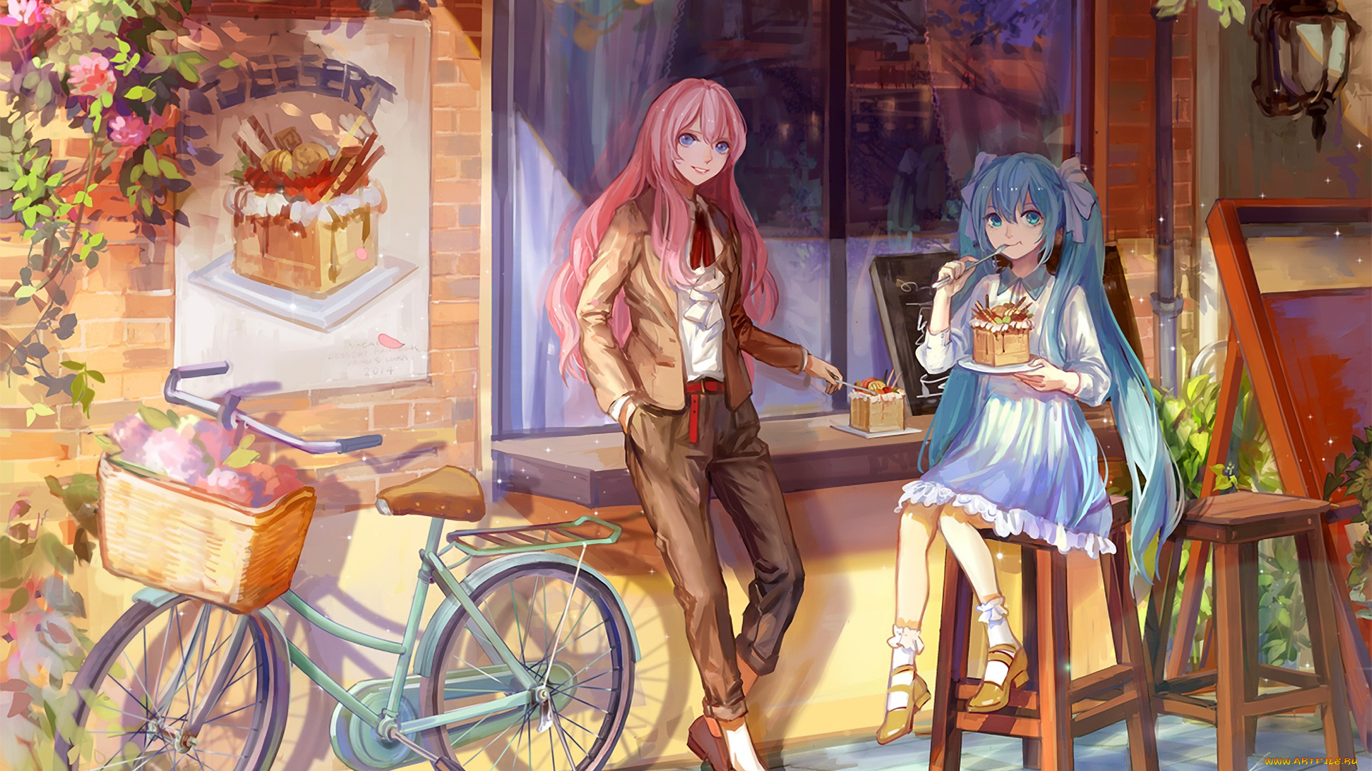 аниме, vocaloid, девушки