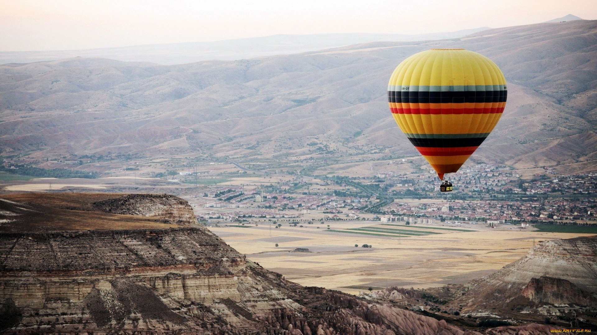 авиация, воздушные, шары, горы, шар, воздушный